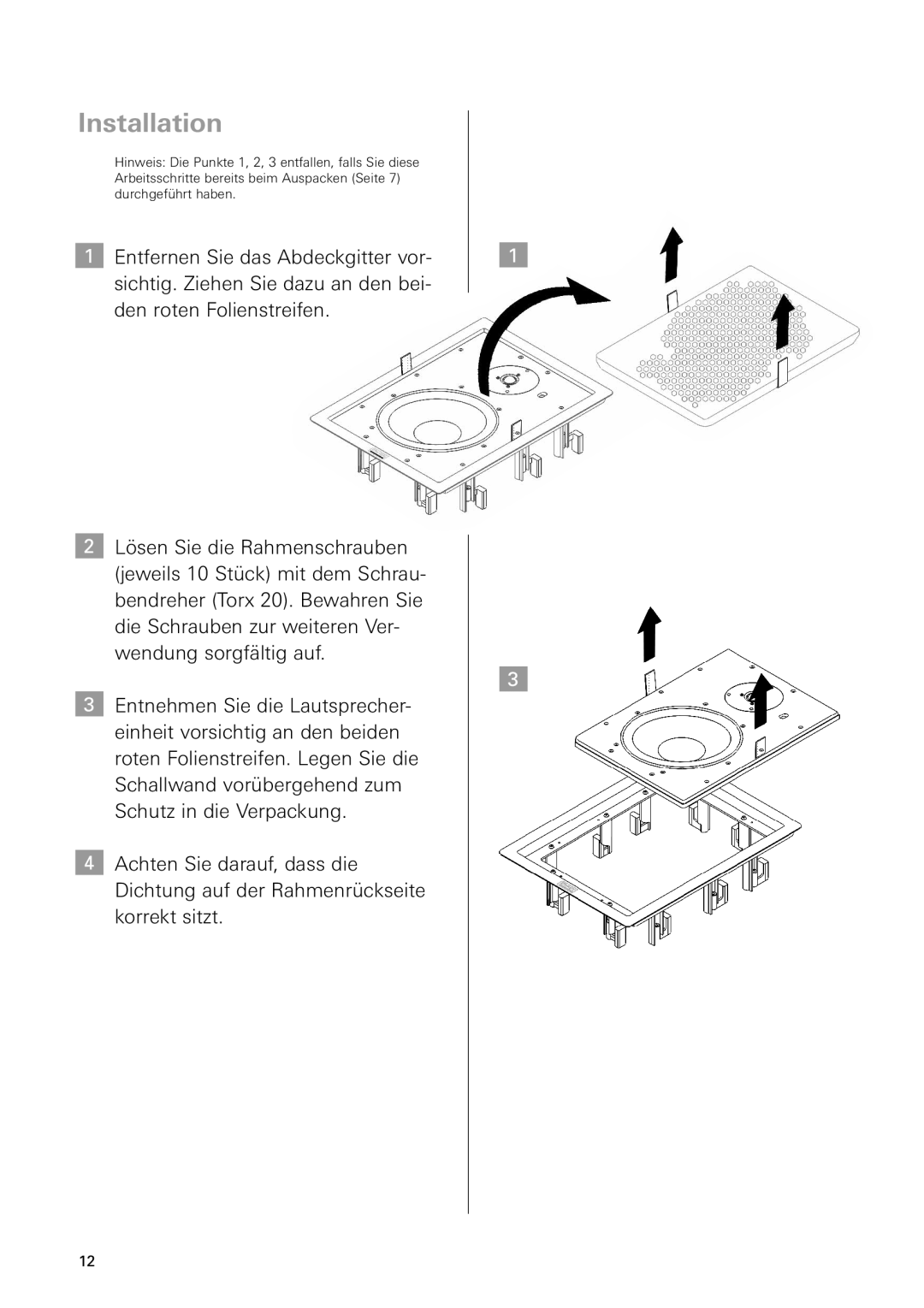 Dynaudio IP 24 instruction manual Installation 