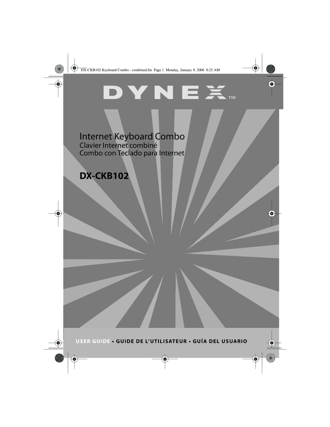 Dynex DX-CKB102 manual 