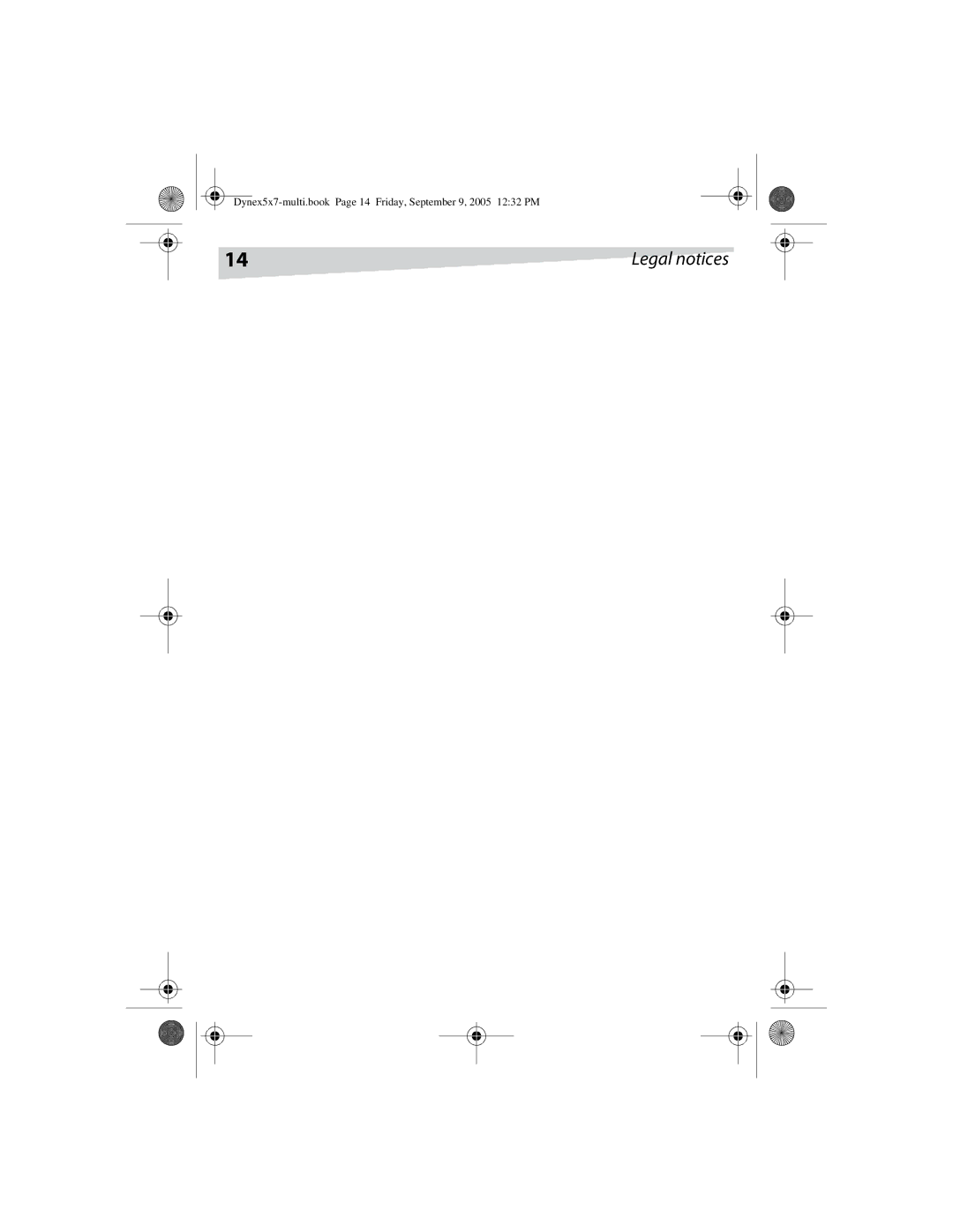 Dynex DX-E101 manual Legal notices 