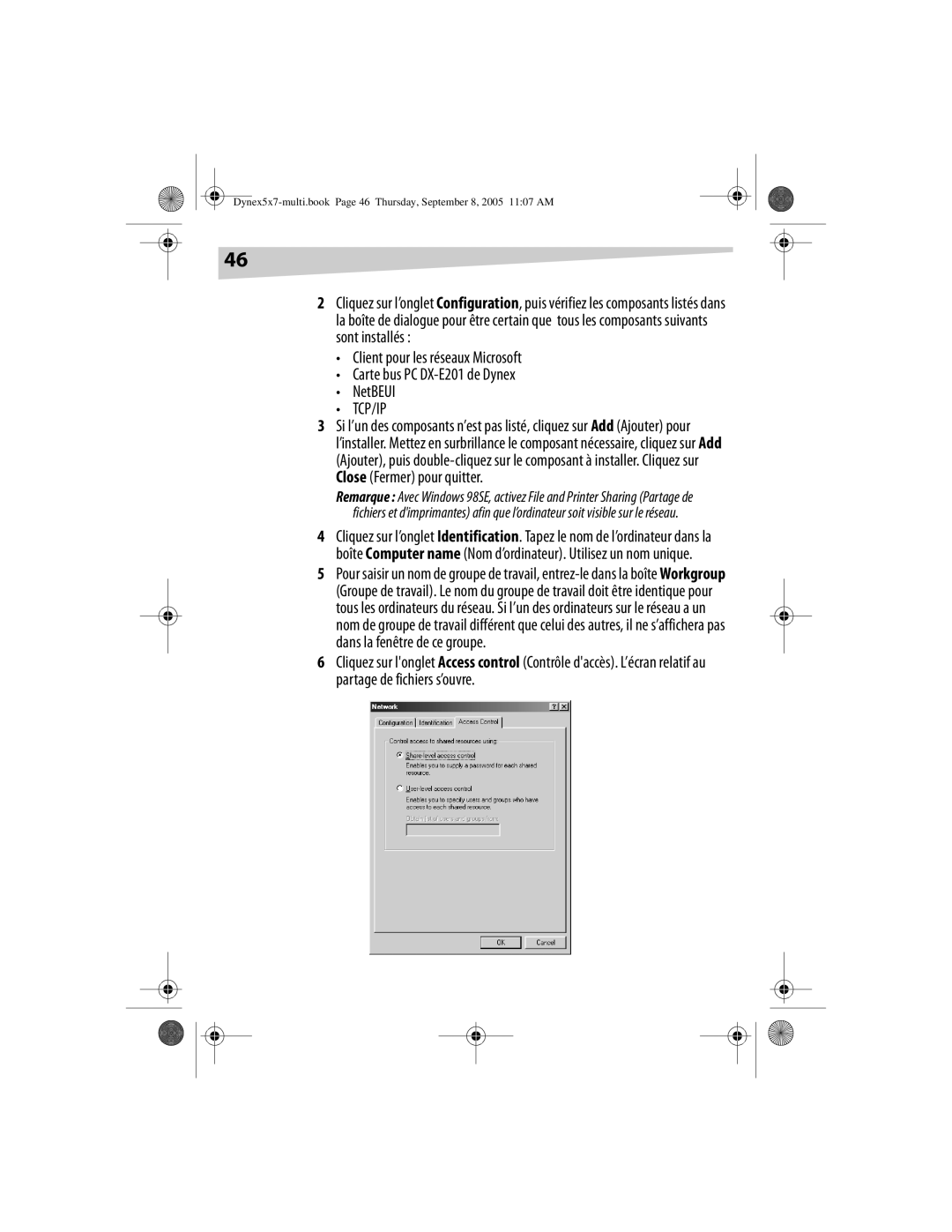 Dynex DX-E201 manual Tcp/Ip 