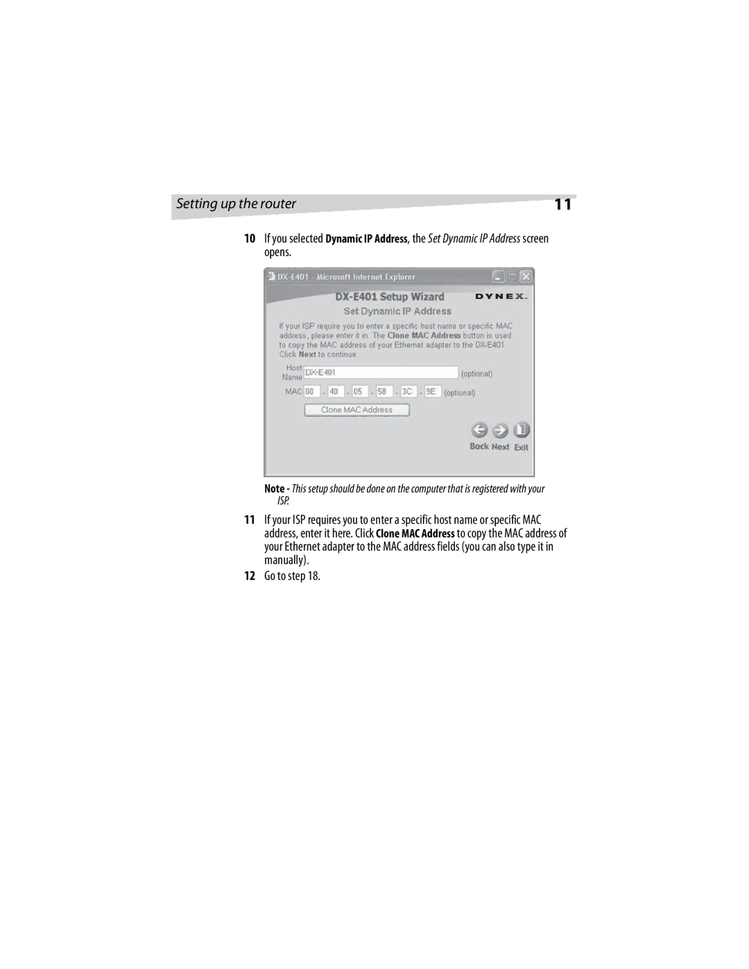 Dynex DX-E401 manual Go to step 