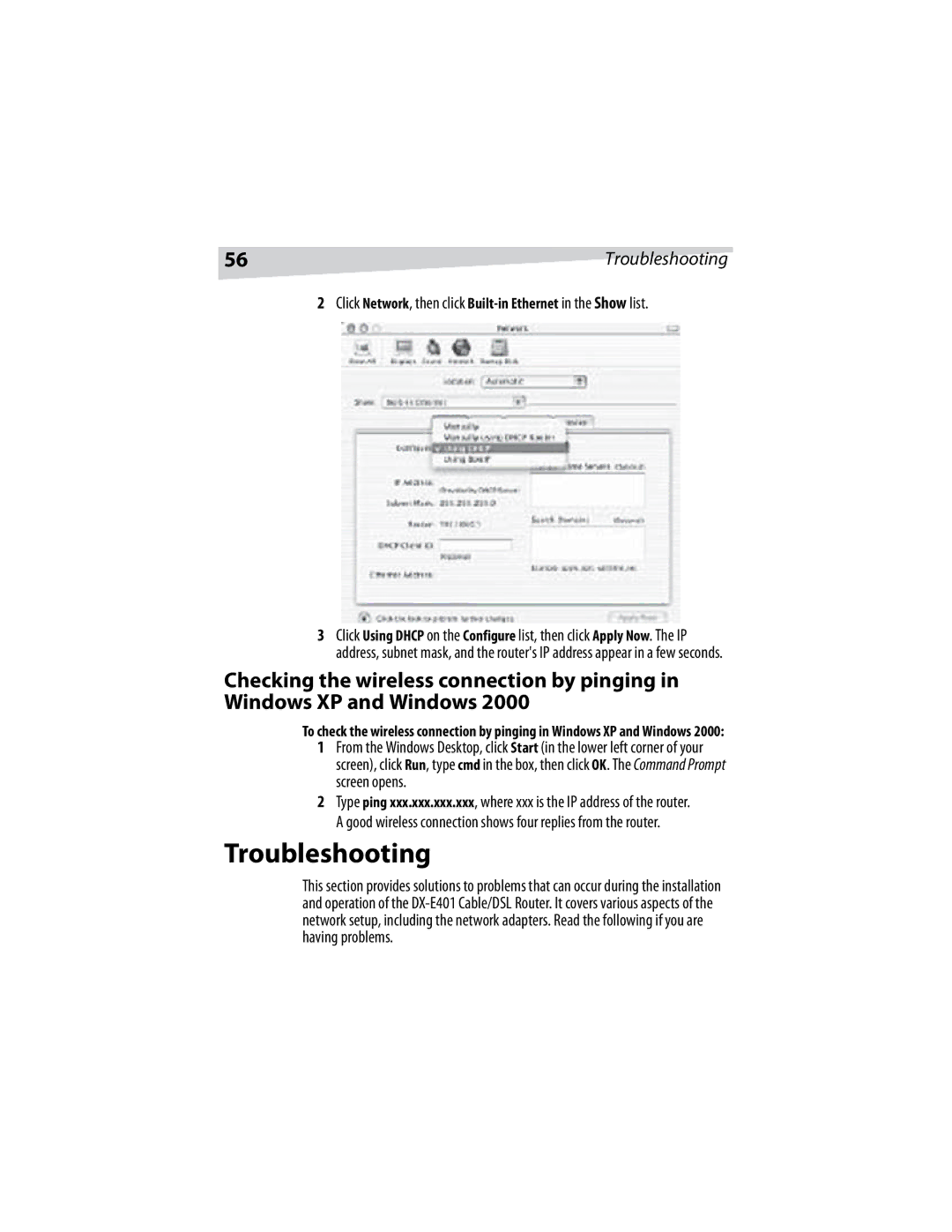 Dynex DX-E401 manual Troubleshooting 