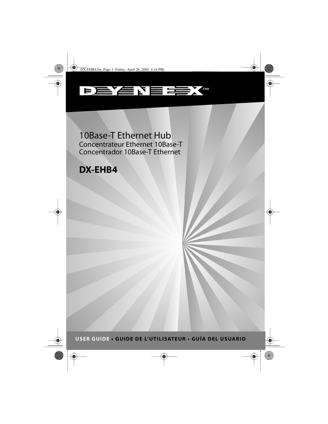 Dynex DX-EHB4 manual 