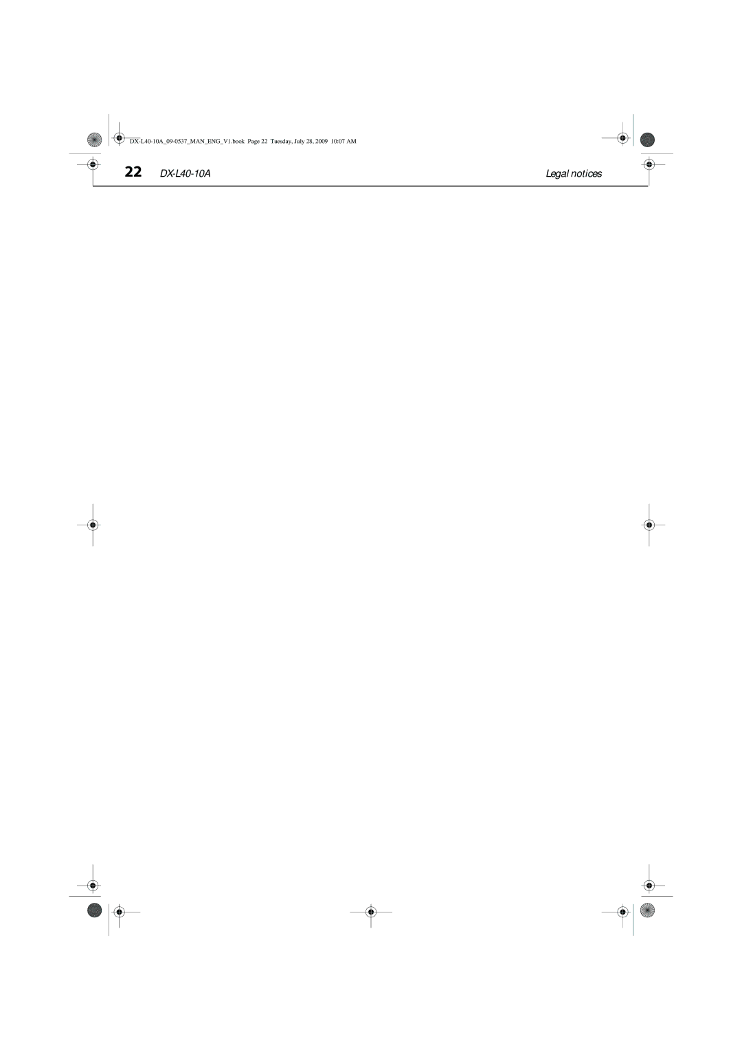 Dynex manual DX-L40-10A Legal notices 