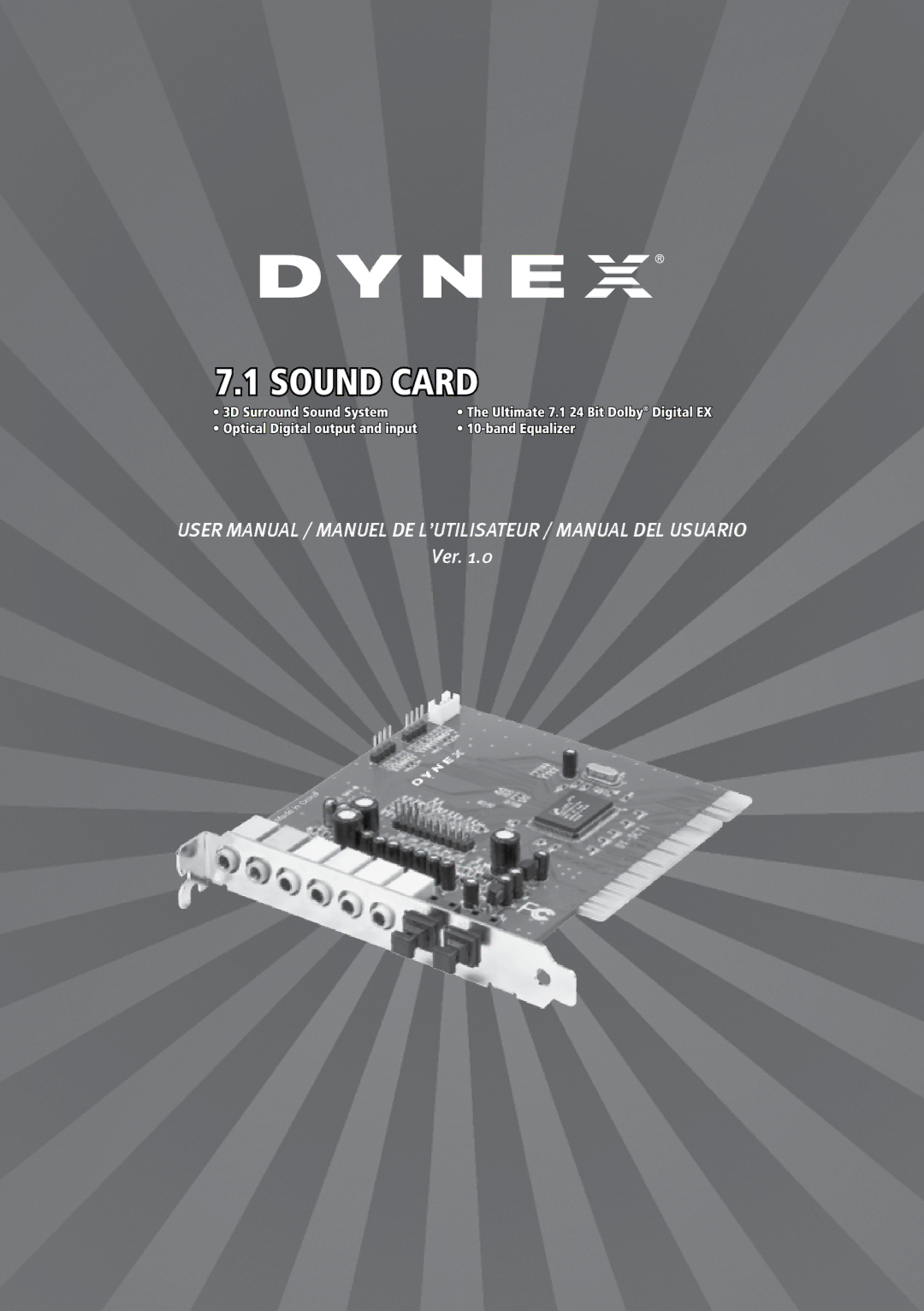 Dynex DX-SC71 user manual Ver 
