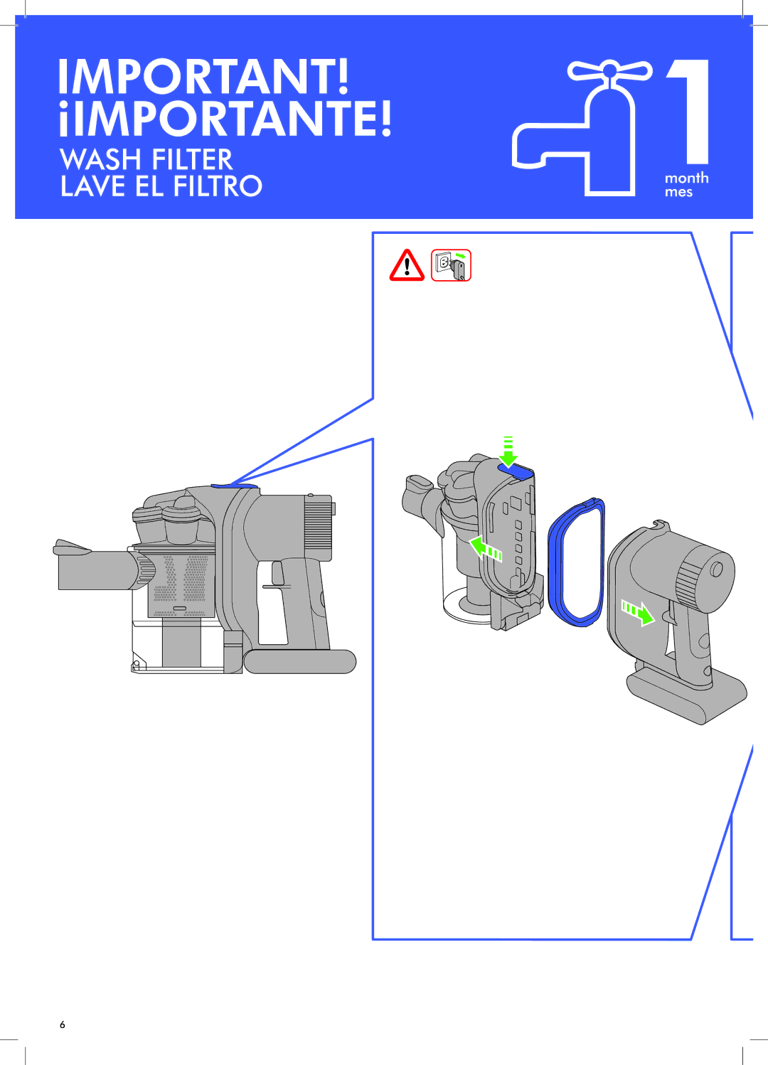 Dyson DC34 warranty ¡Importante 