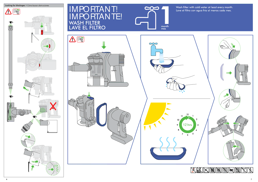 Dyson DC35 warranty Importante 