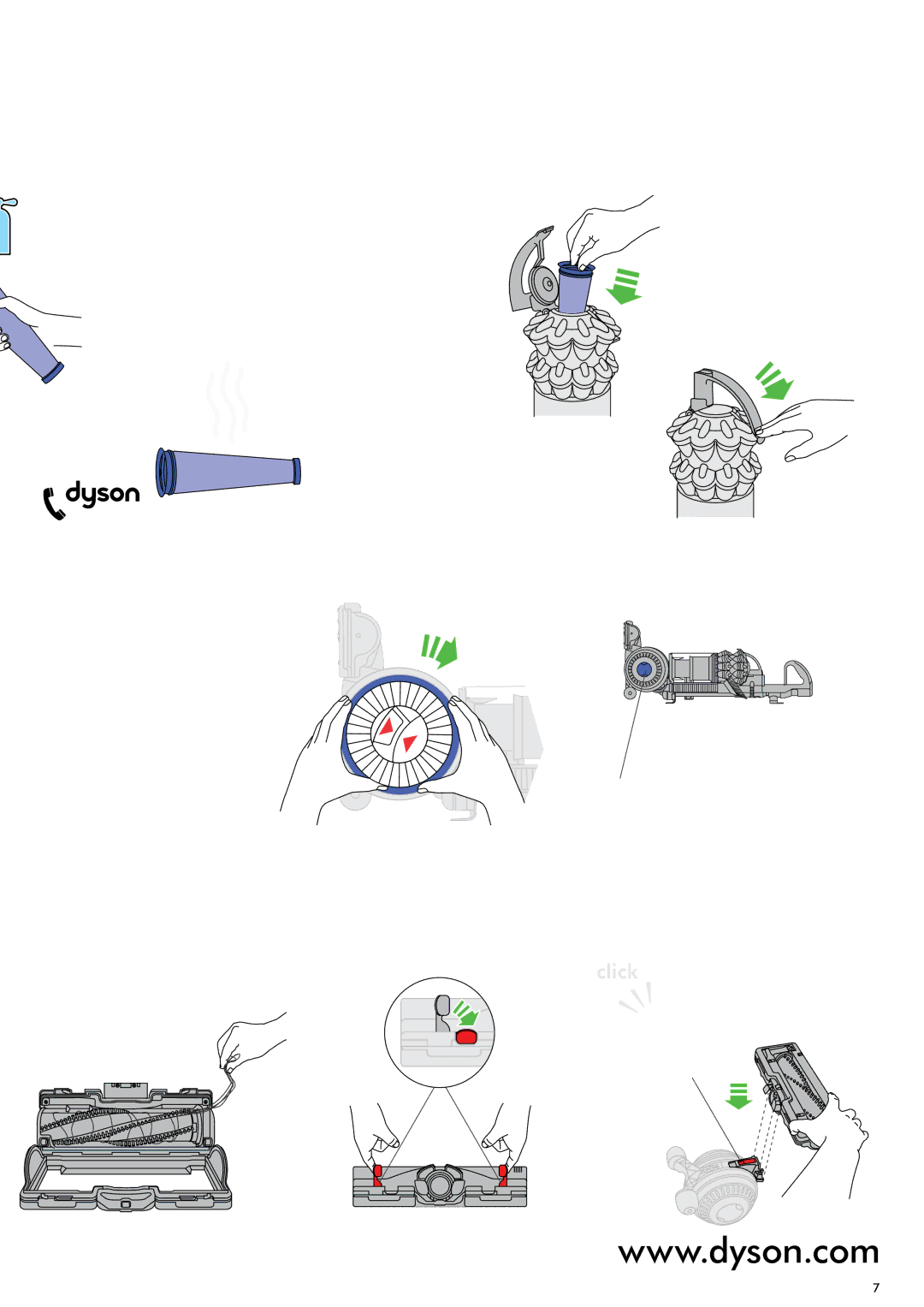 Dyson DC50 manual Dyson Customer Care 