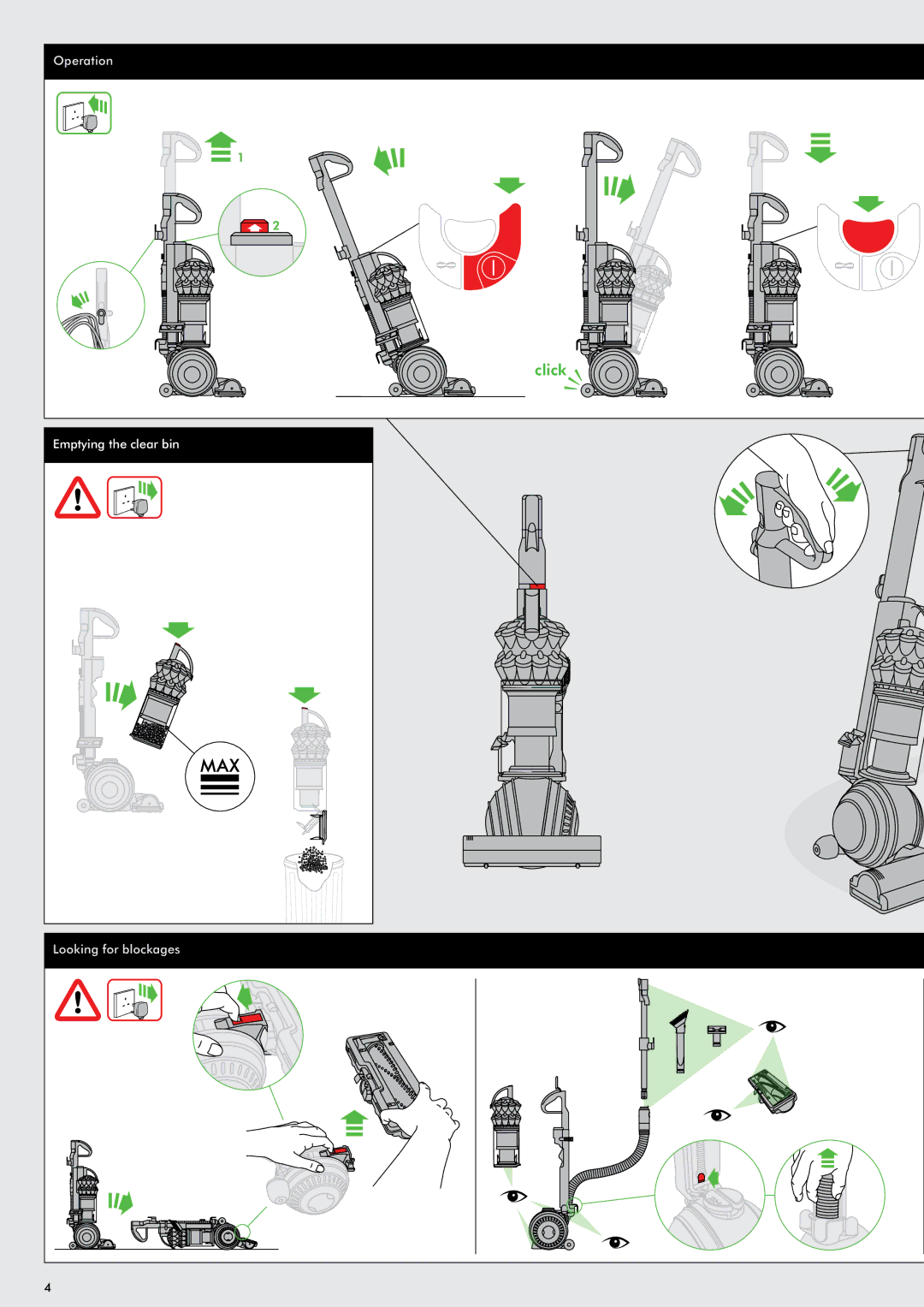 Dyson DC50 manual Click 