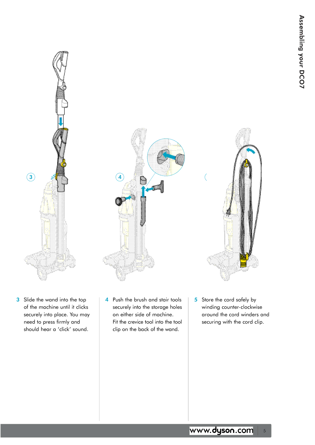 Dyson water filter owner manual Assembling your DCO7 