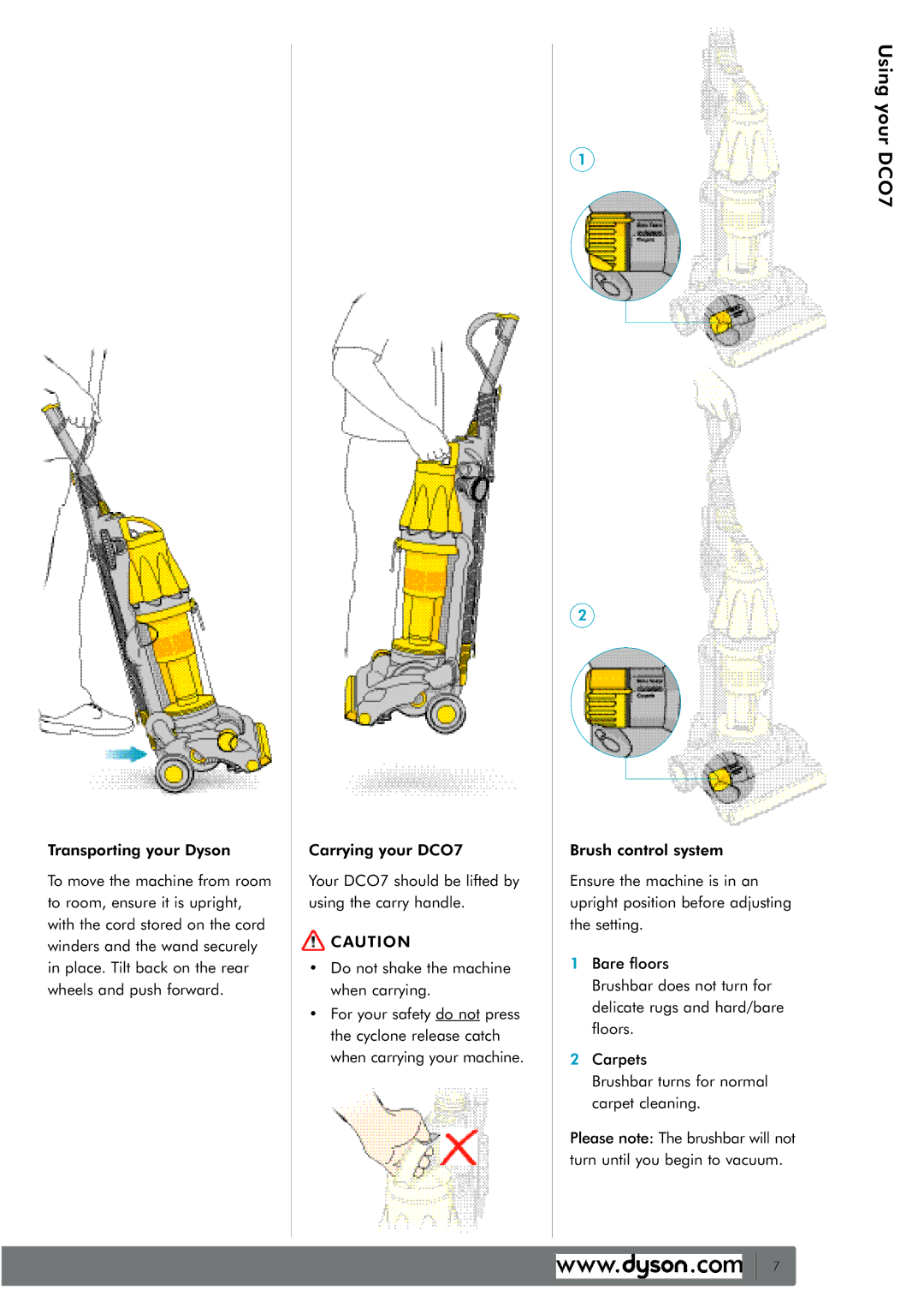 Dyson water filter owner manual Using your DCO7 