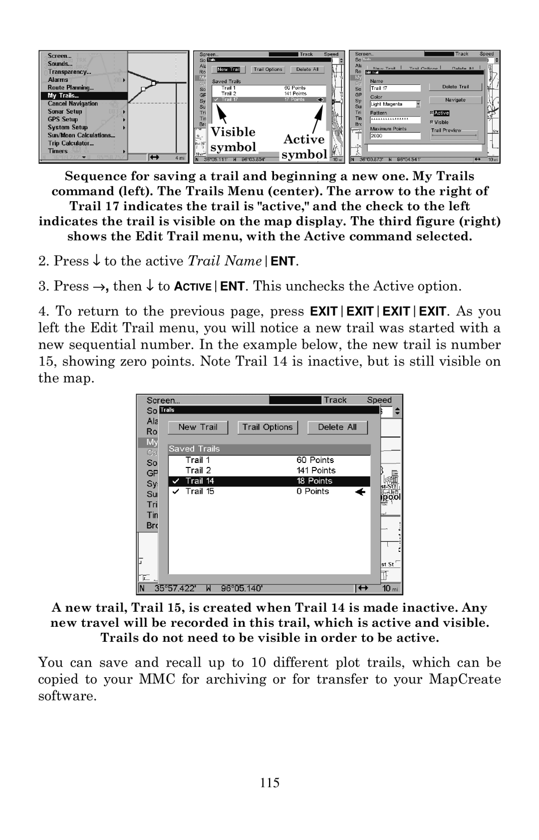 Eagle Electronics 1000C manual 115 