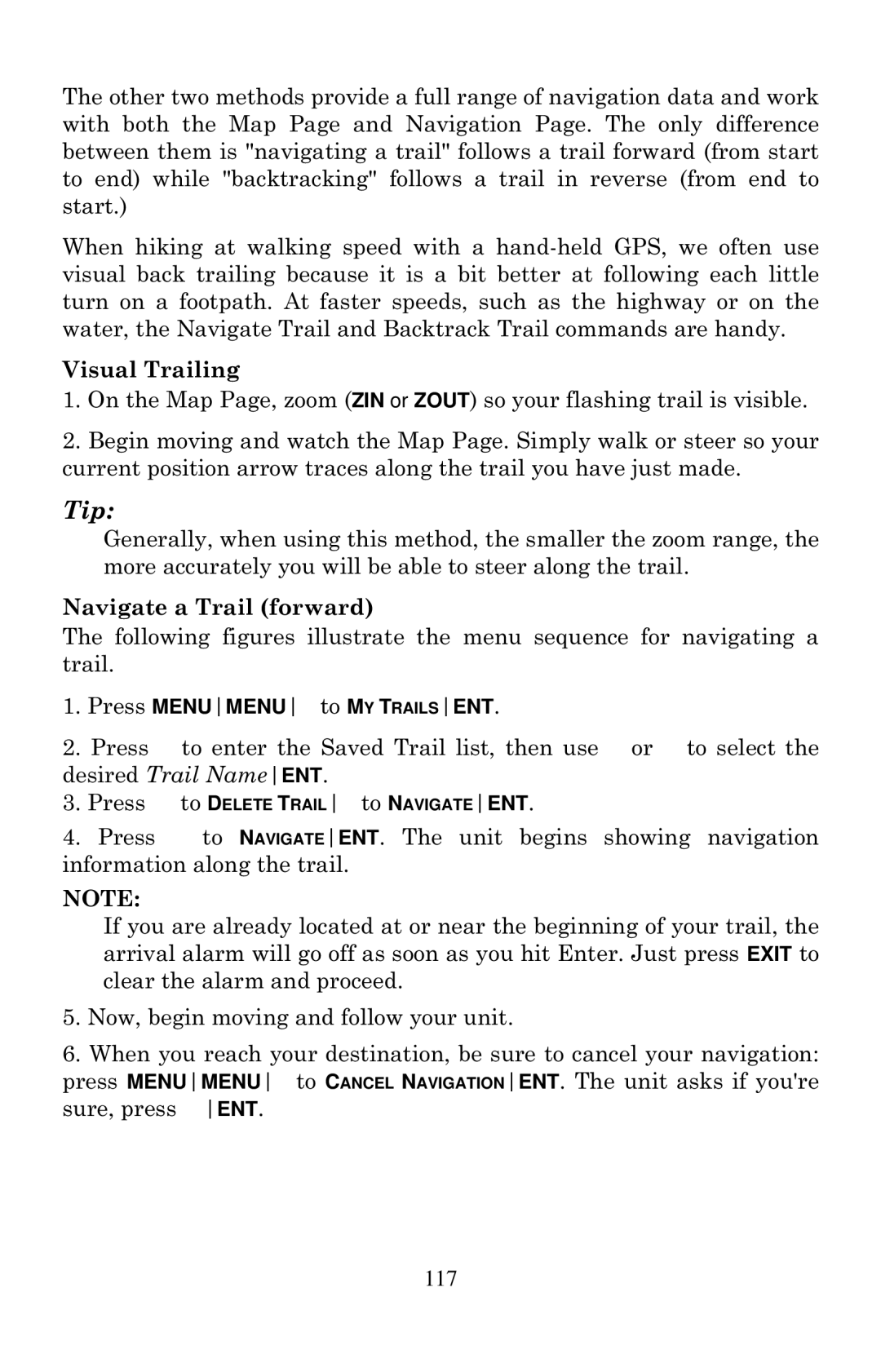 Eagle Electronics 1000C manual 117 