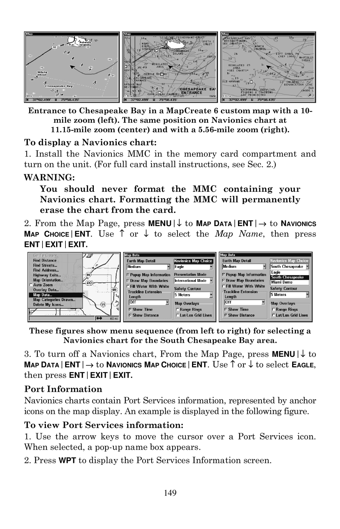 Eagle Electronics 1000C manual 149, Entexitexit 