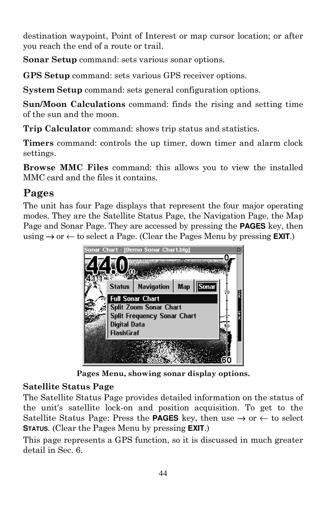 Eagle Electronics 1000C manual Pages 