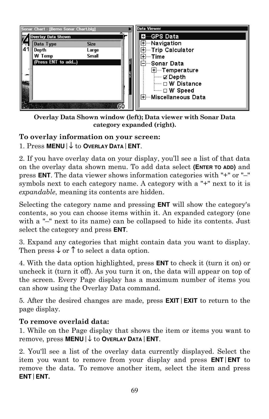 Eagle Electronics 1000C manual Entent 