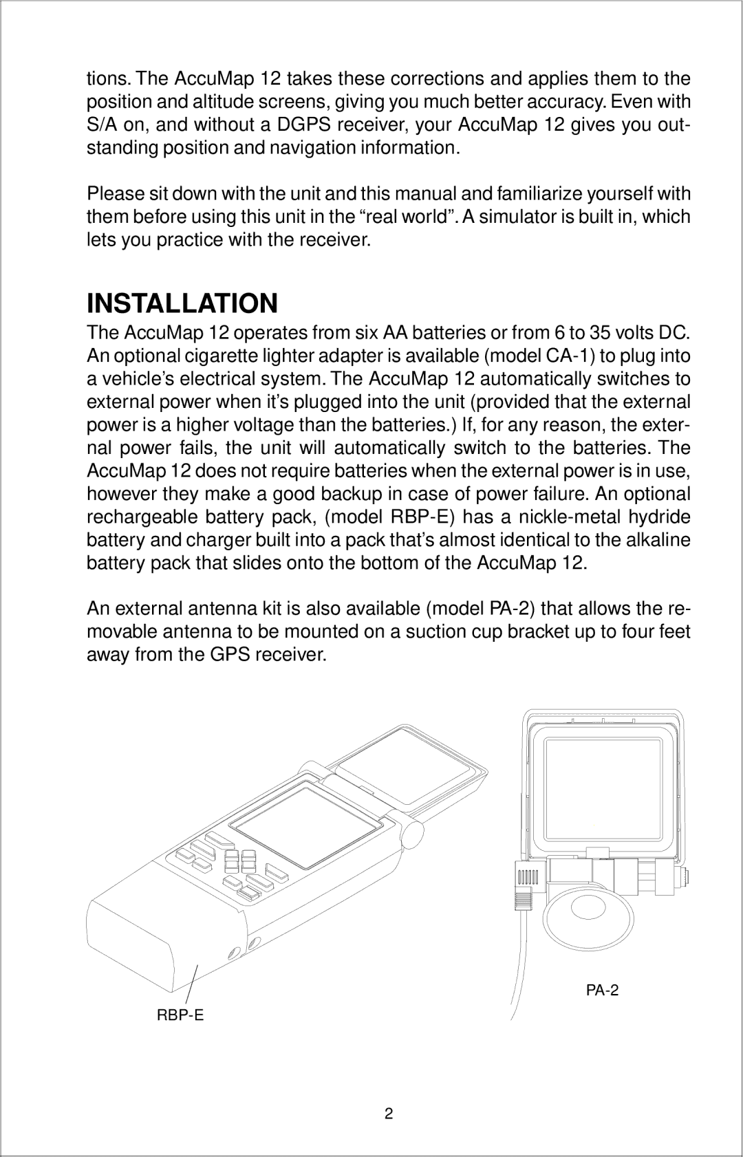 Eagle Electronics 12 manual Installation 