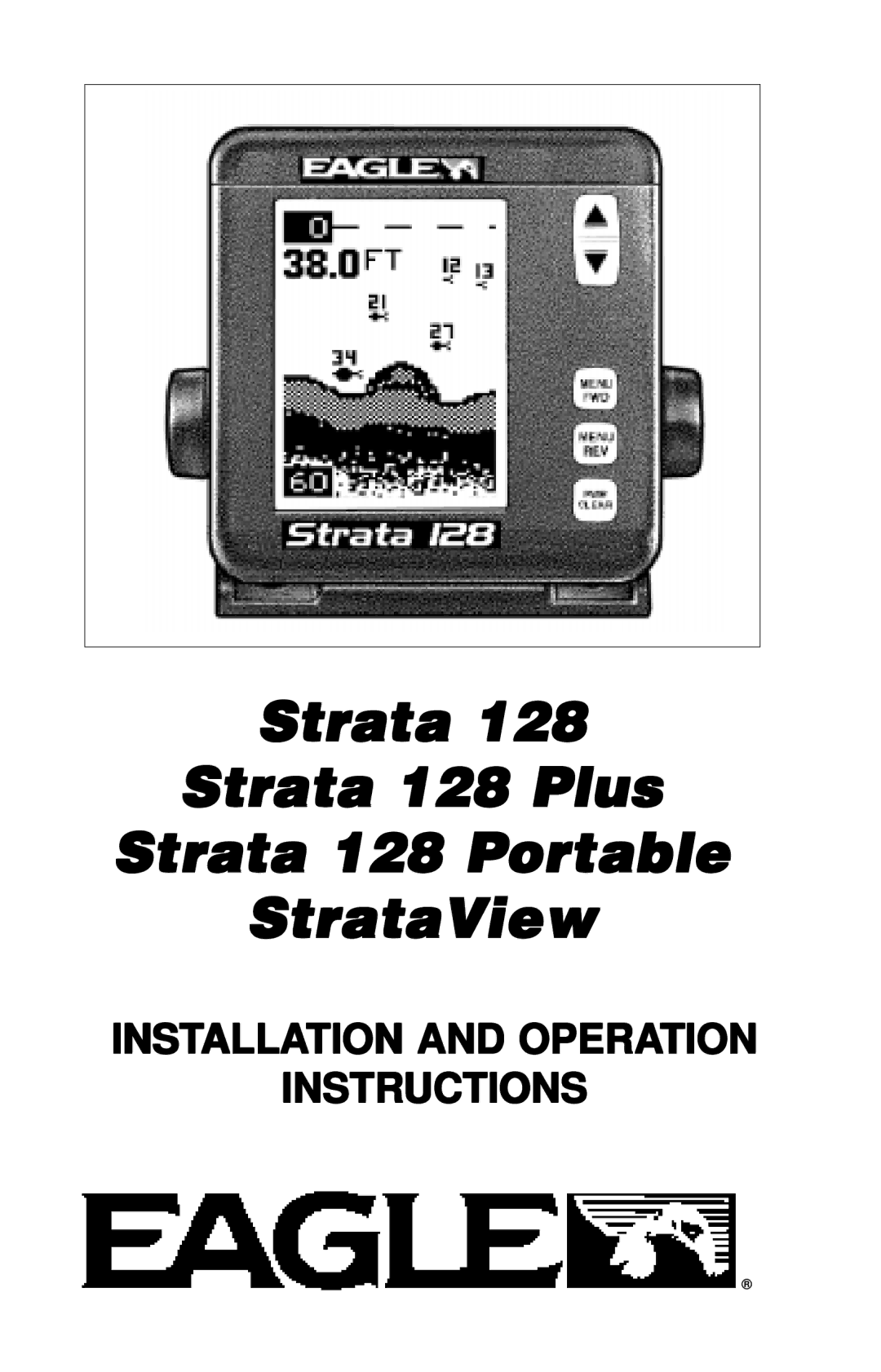 Eagle Electronics manual Strata Strata 128 Plus Strata 128 Portable StrataView 