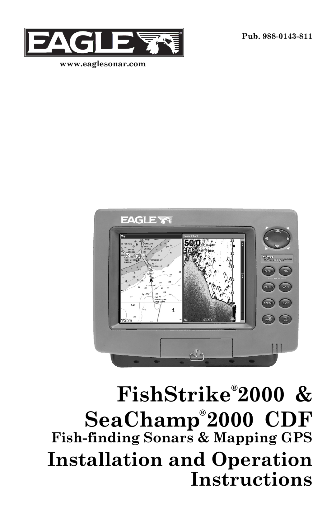 Eagle Electronics manual FishStrike2000 & SeaChamp2000 CDF 