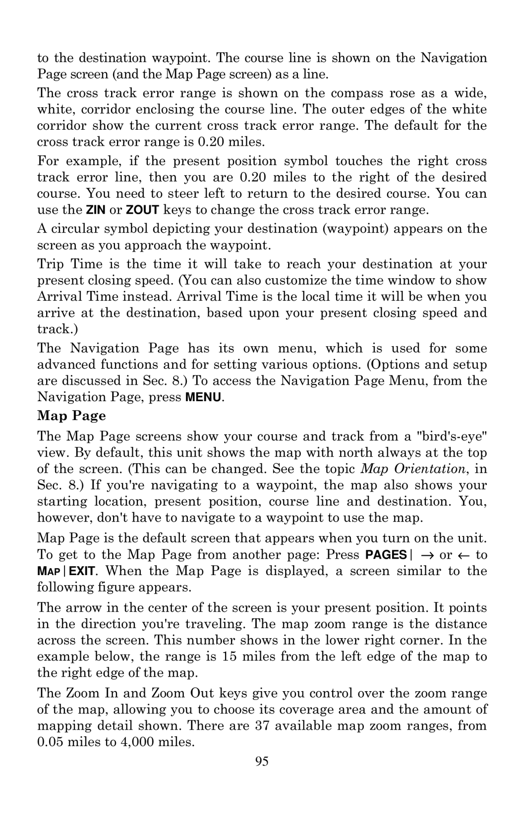 Eagle Electronics 2000 manual Map 