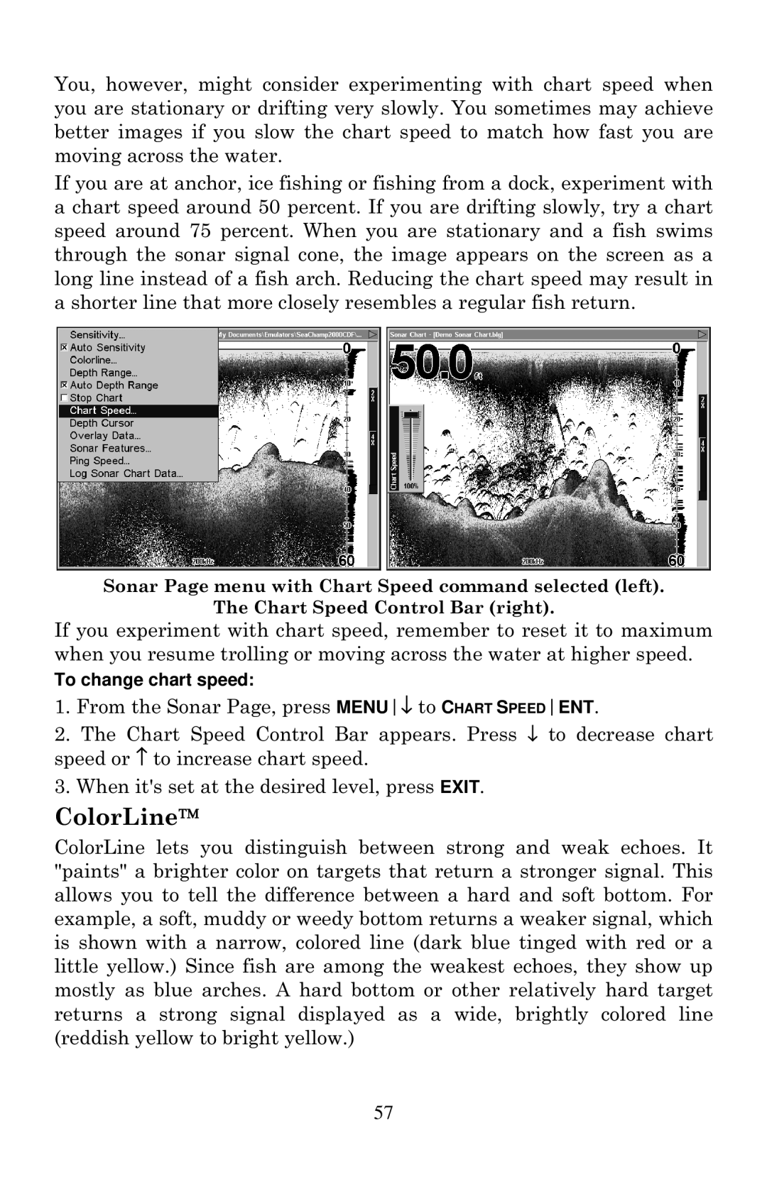 Eagle Electronics 2000 manual ColorLine 