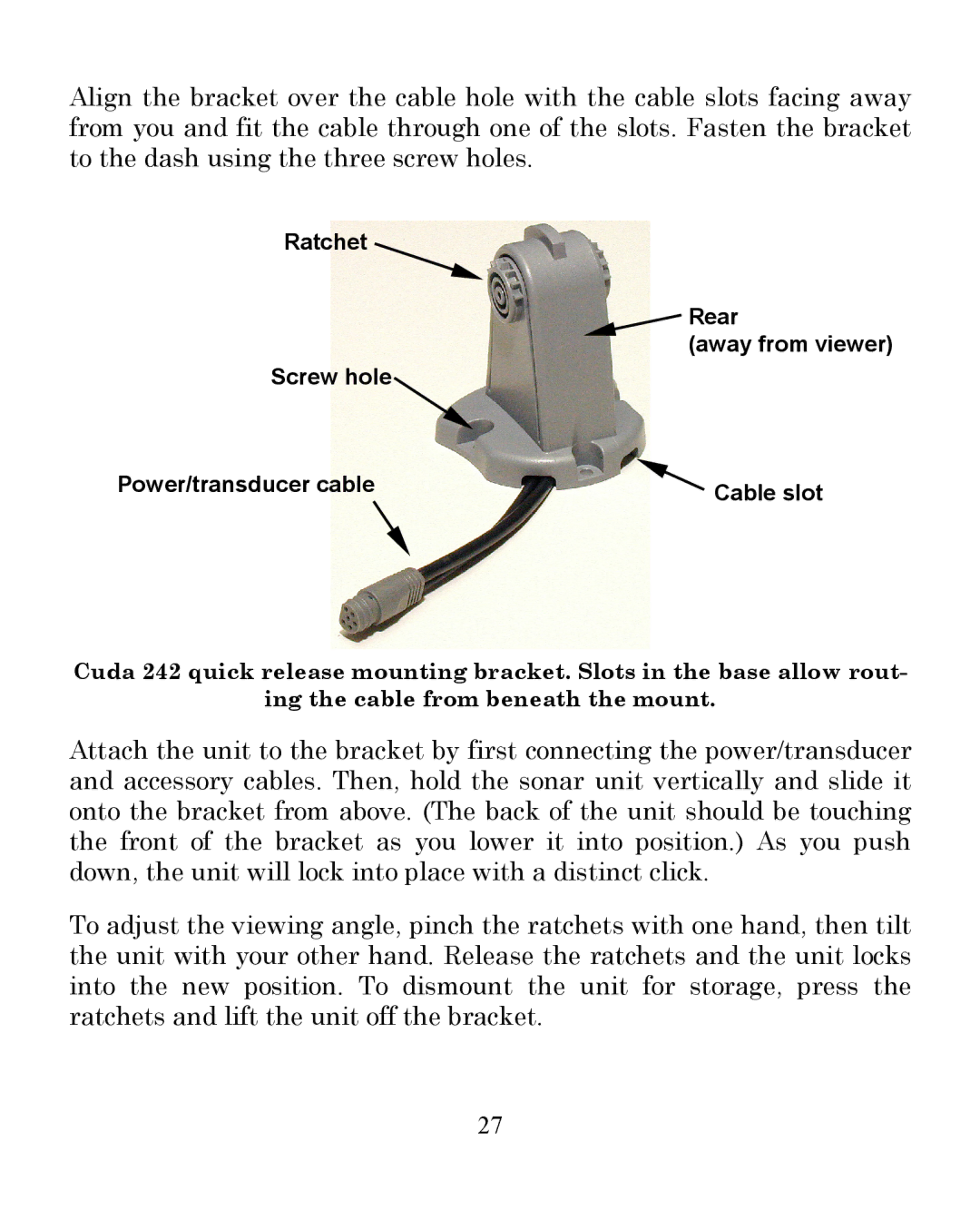 Eagle Electronics 242 manual 