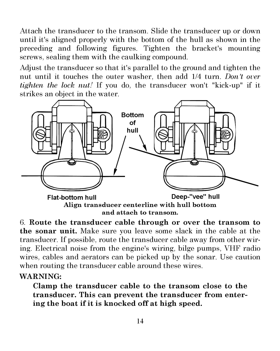 Eagle Electronics 245DS manual Bottom Hull Flat-bottom hullDeep-vee hull 