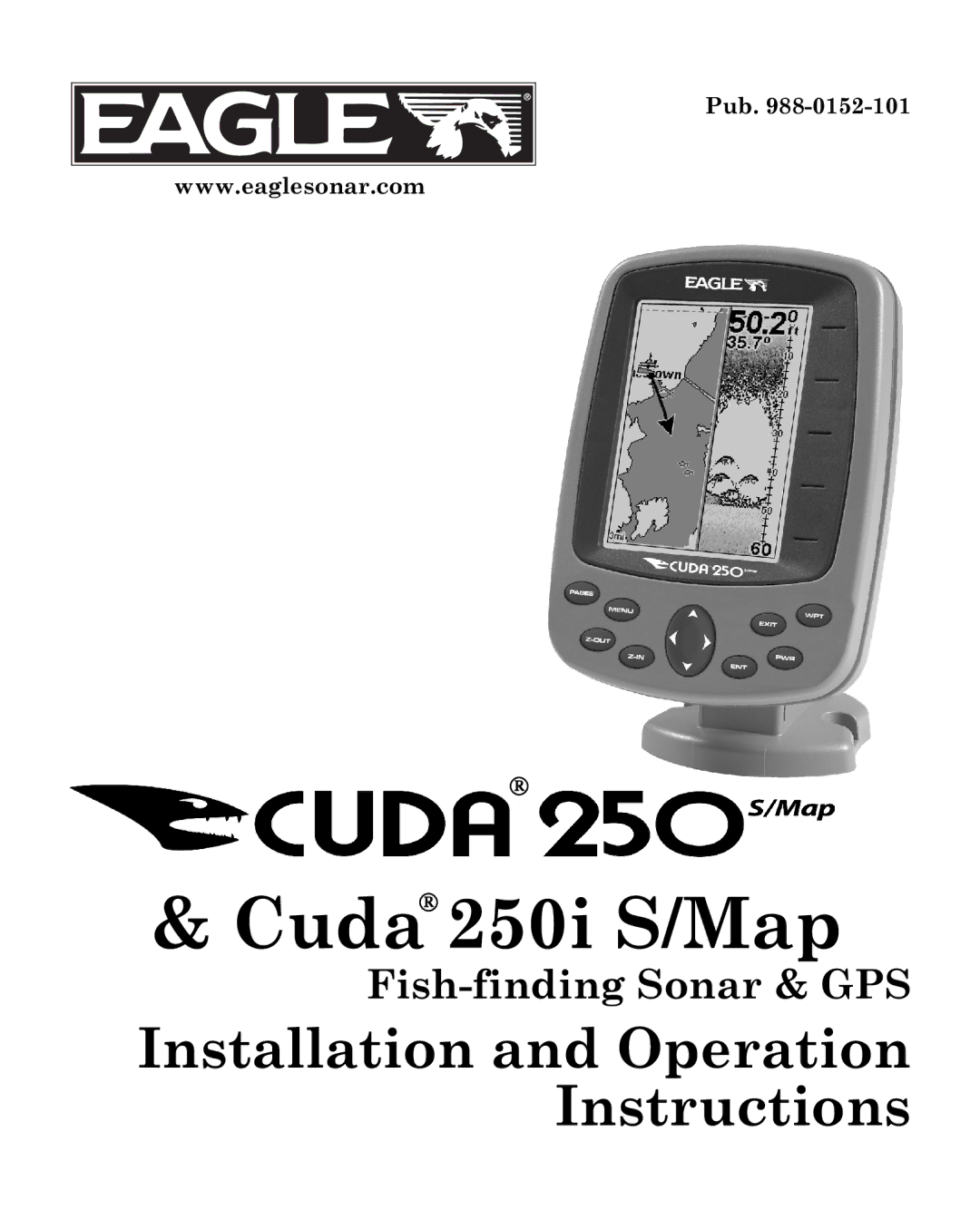 Eagle Electronics manual Cuda 250i S/Map 