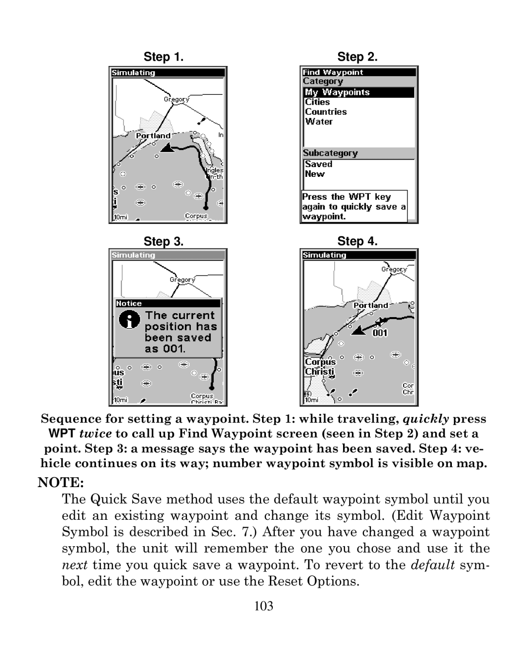 Eagle Electronics 250i manual Step 