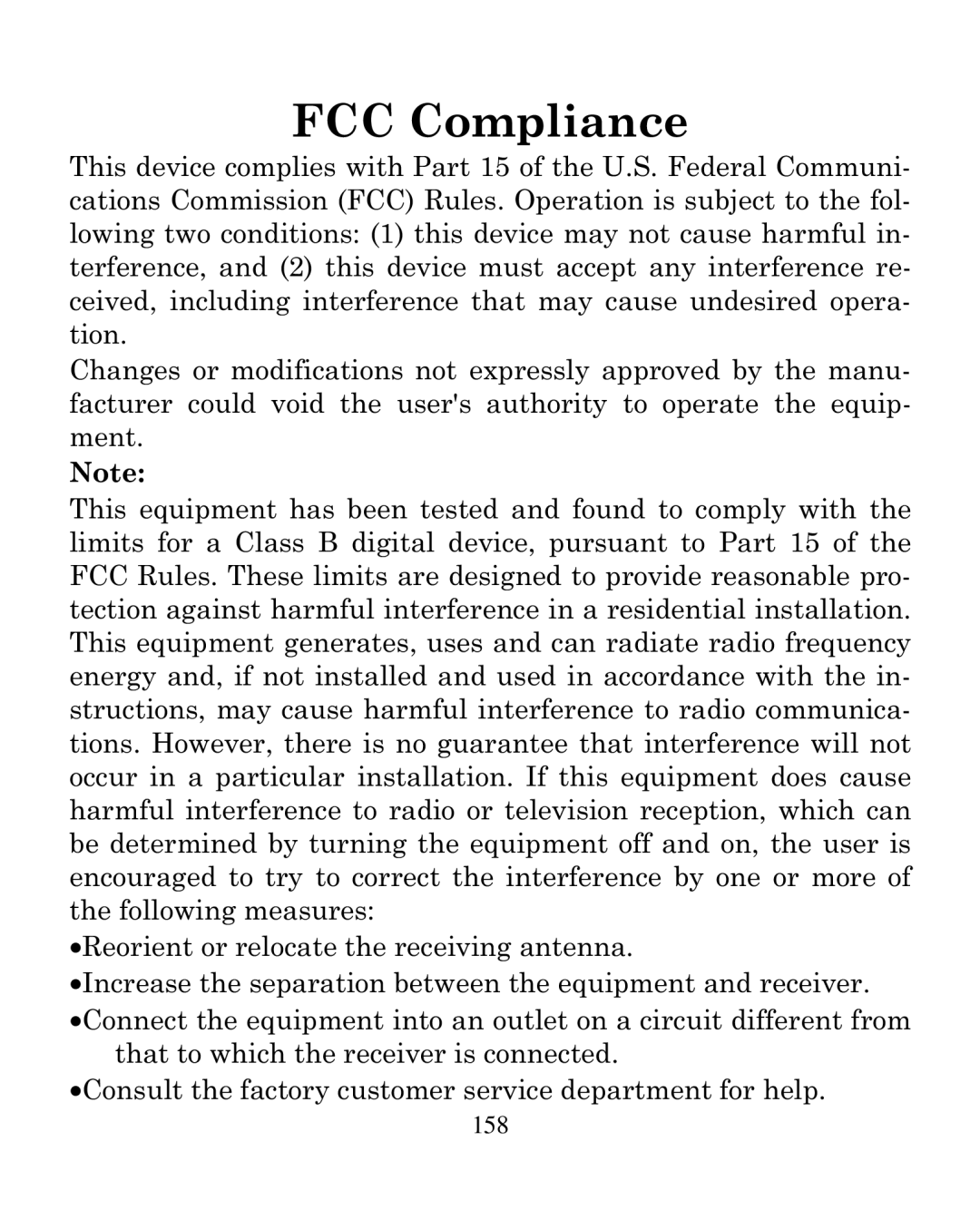 Eagle Electronics 250i manual FCC Compliance 