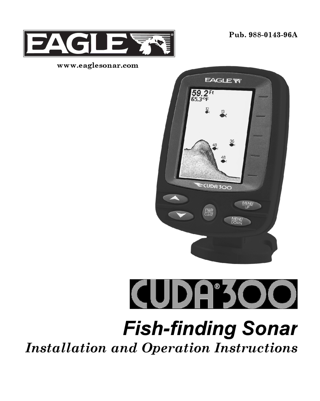 Eagle Electronics 300 manual Fish-finding Sonar 