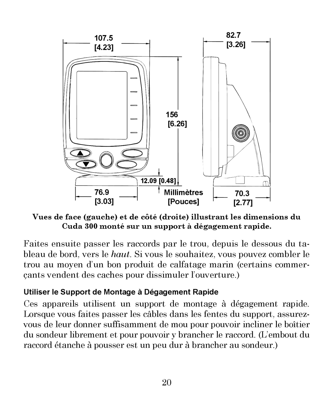 Eagle Electronics 300 manual 76.9 