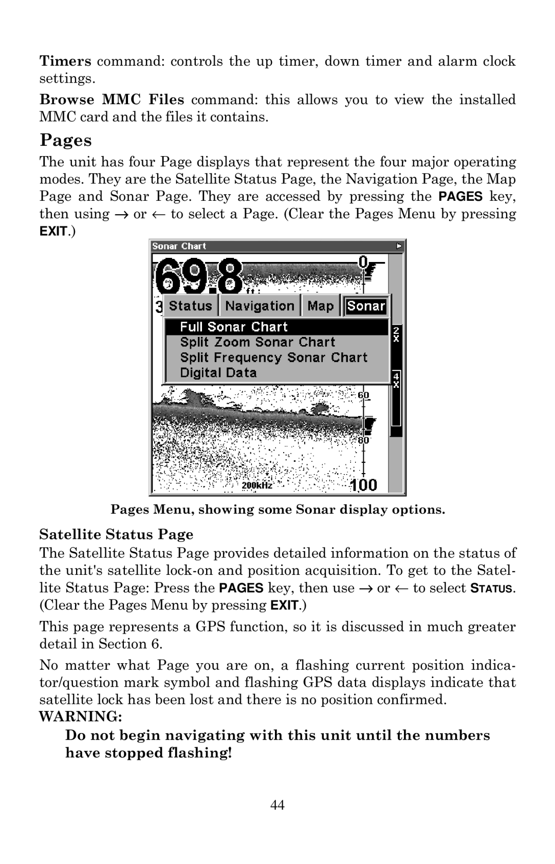 Eagle Electronics 320, 320DF manual Pages 