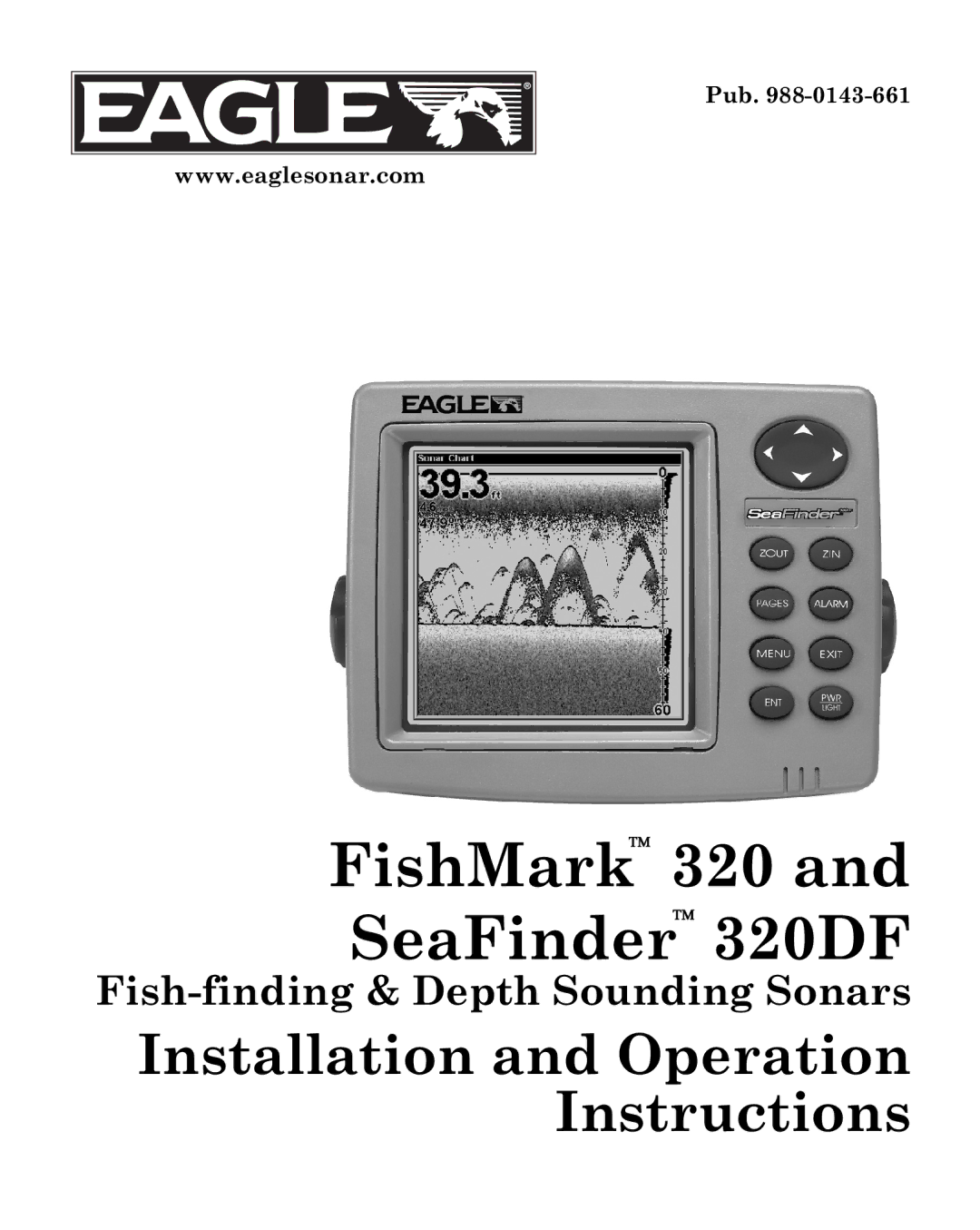 Eagle Electronics manual FishMark 320 SeaFinder 320DF 