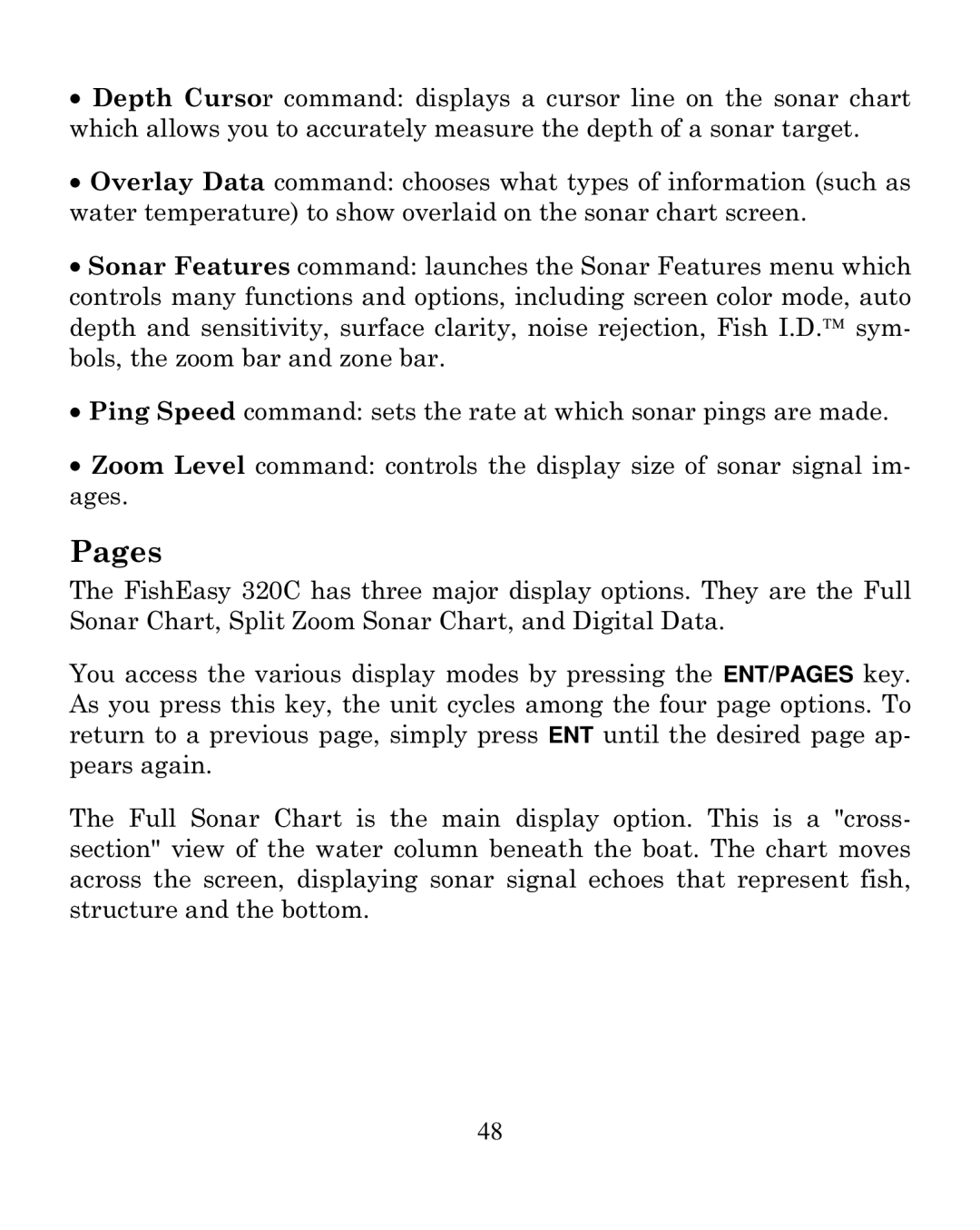 Eagle Electronics 320C manual Pages 