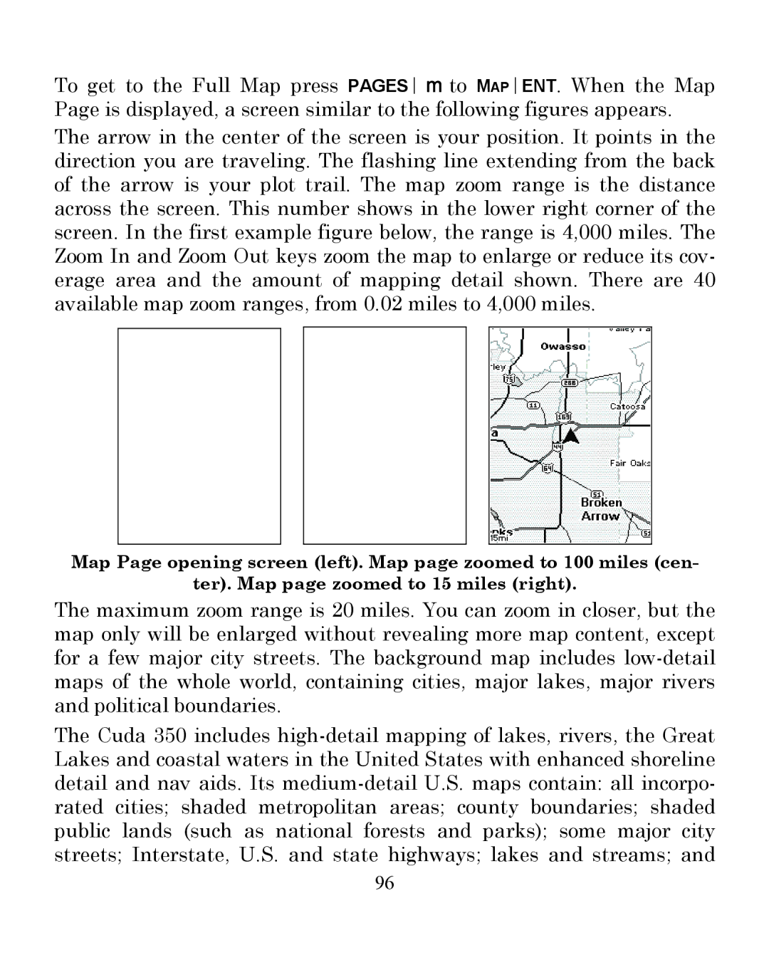 Eagle Electronics 350 S/MAP manual 