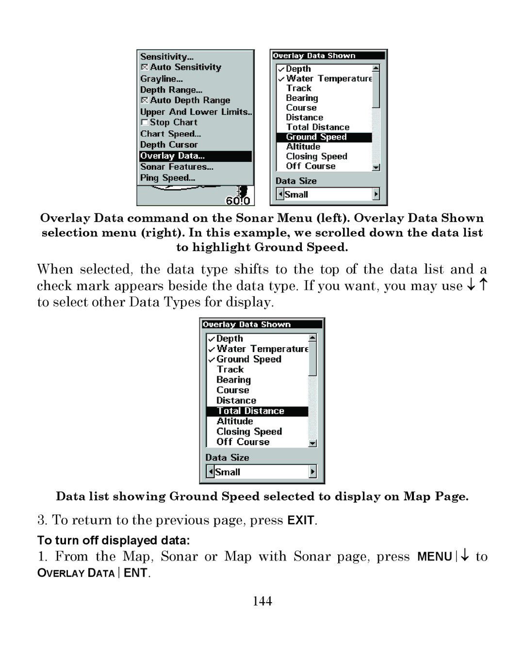 Eagle Electronics 350 S/MAP manual 144 