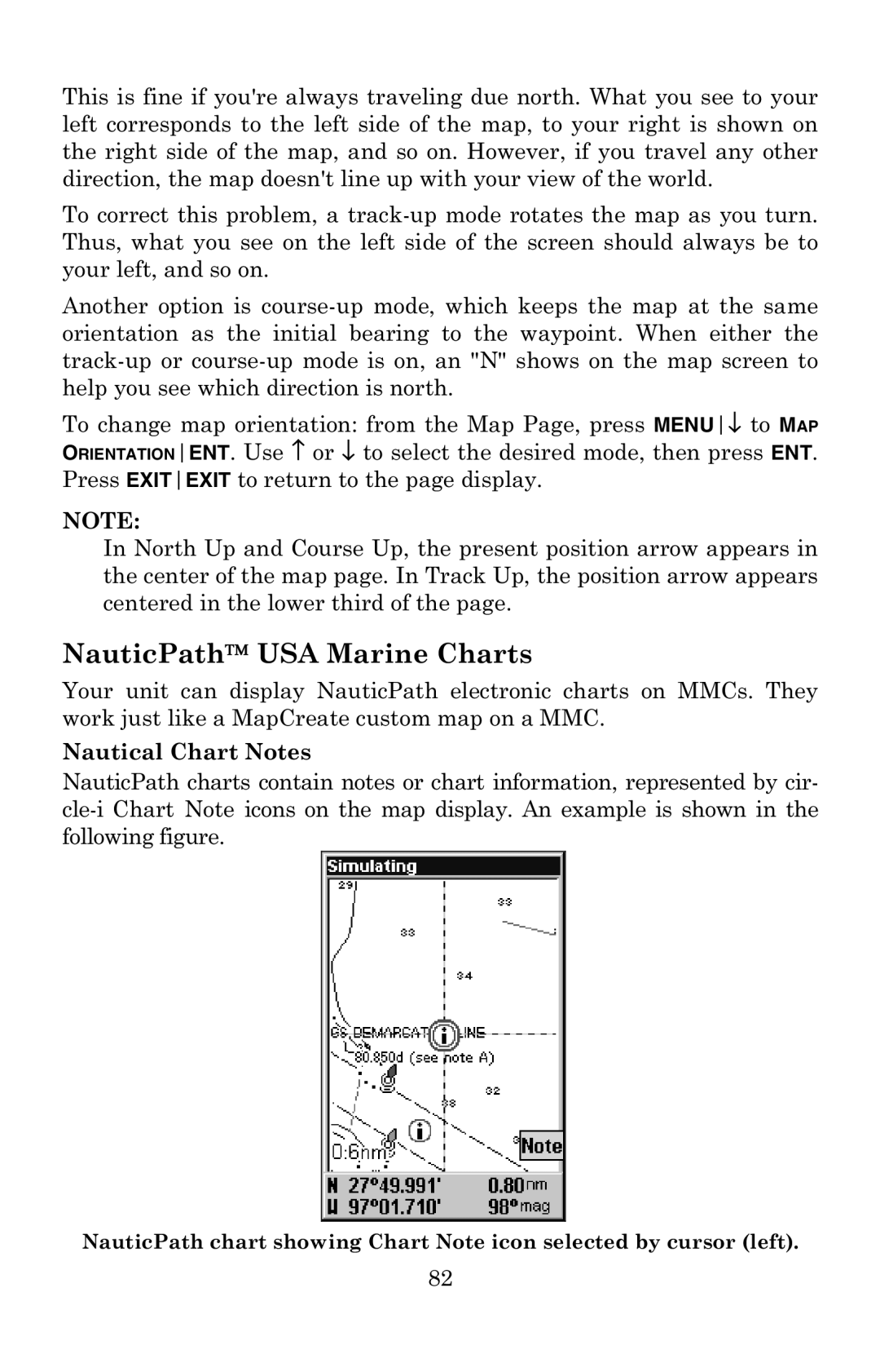 Eagle Electronics 502C manual NauticPath USA Marine Charts 