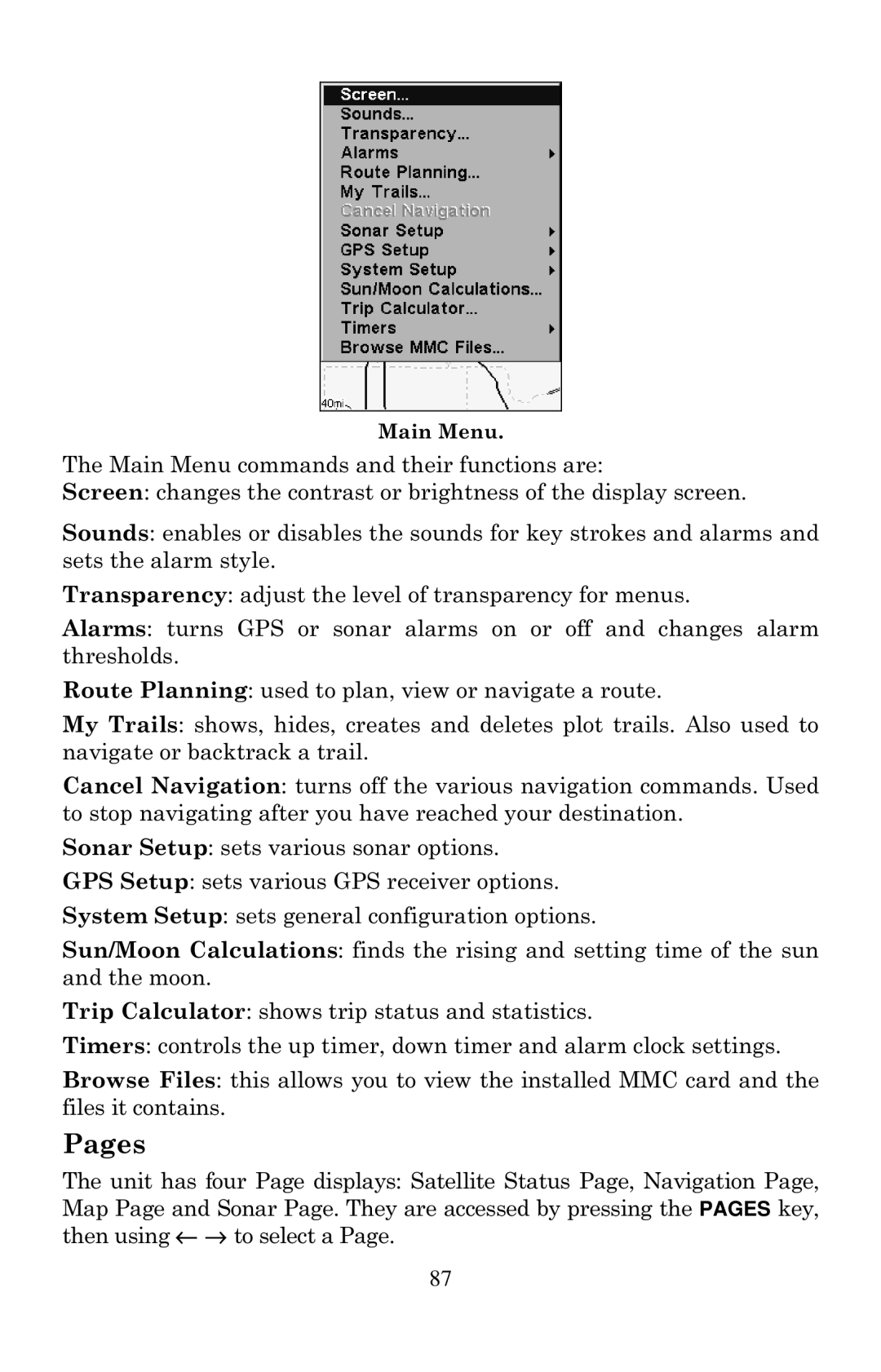 Eagle Electronics 502cDF manual Pages 