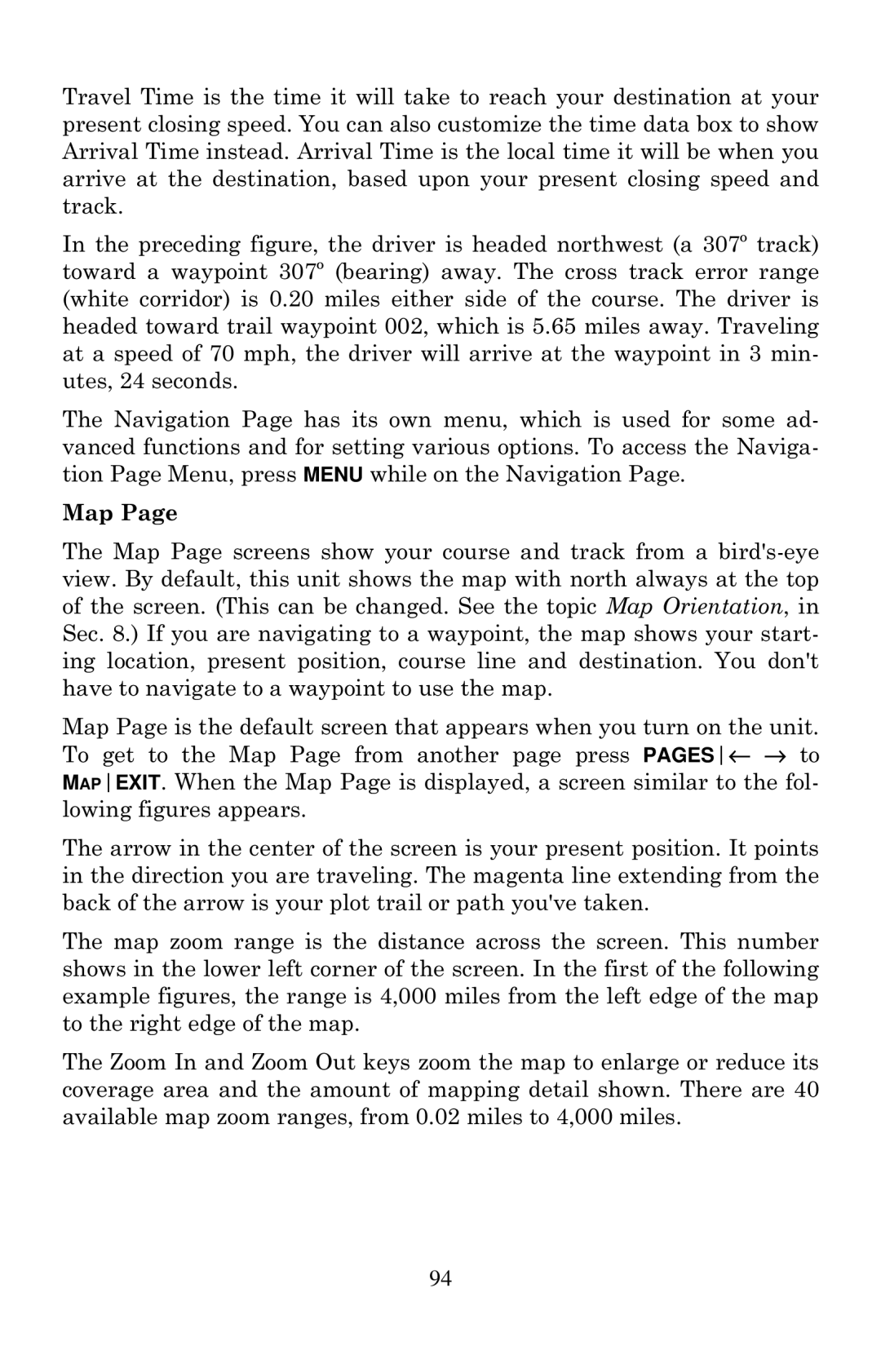 Eagle Electronics 640C, 640cDF manual Map 