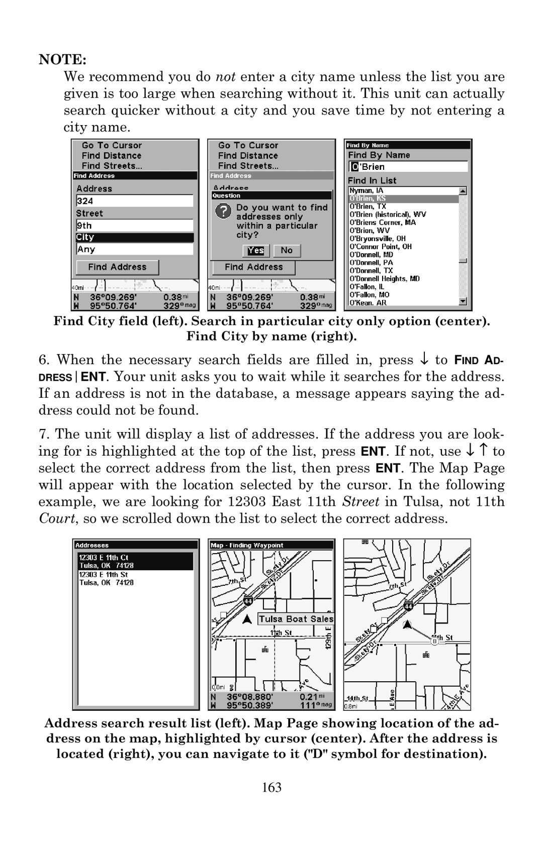 Eagle Electronics 640C, 640cDF manual 163 