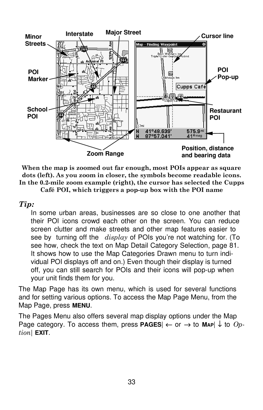 Eagle Electronics 640c manual Tip 