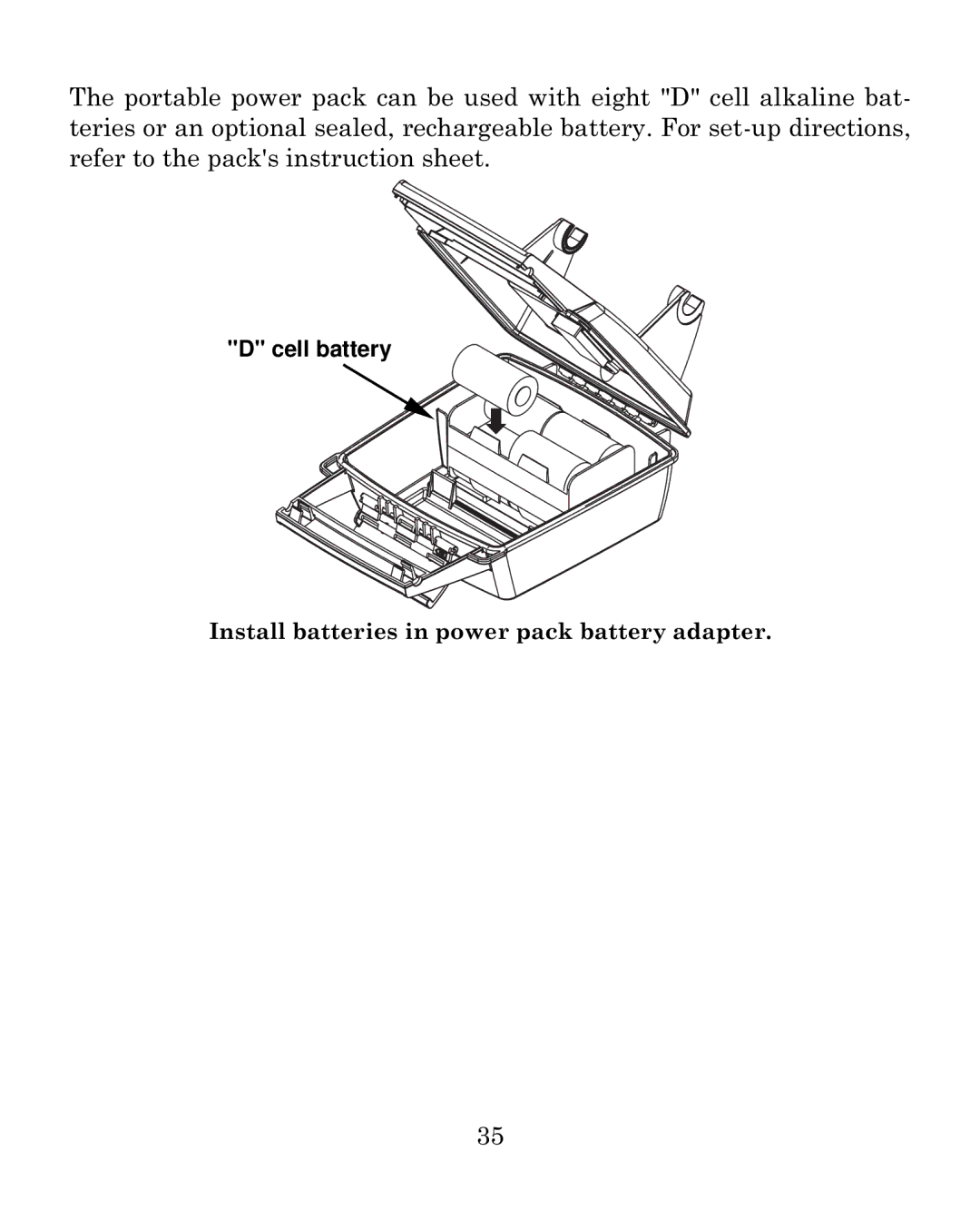 Eagle Electronics 640c manual Cell battery 