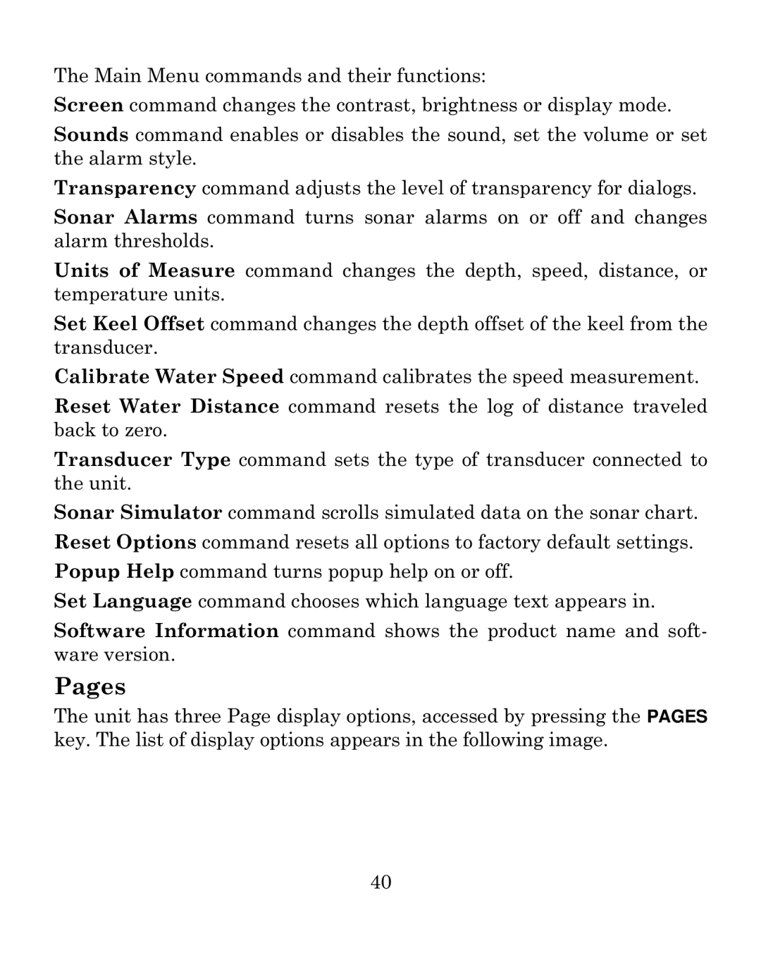 Eagle Electronics 640c manual Pages 