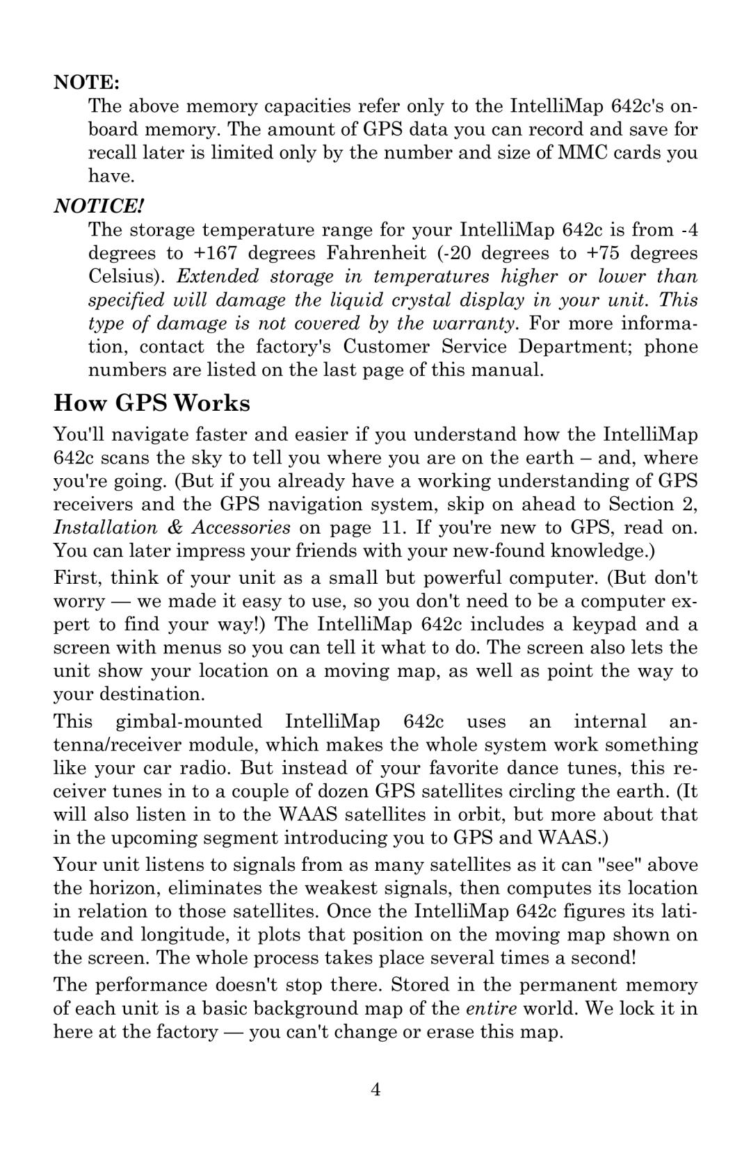 Eagle Electronics 642c iGPS manual How GPS Works 