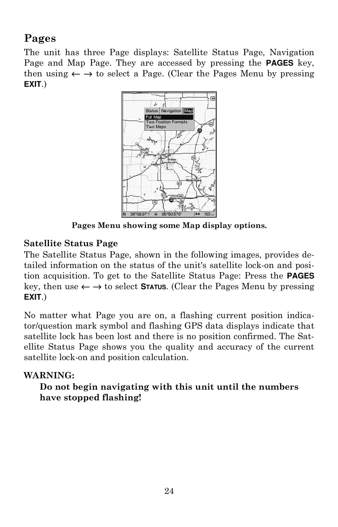 Eagle Electronics 642c iGPS manual Pages 