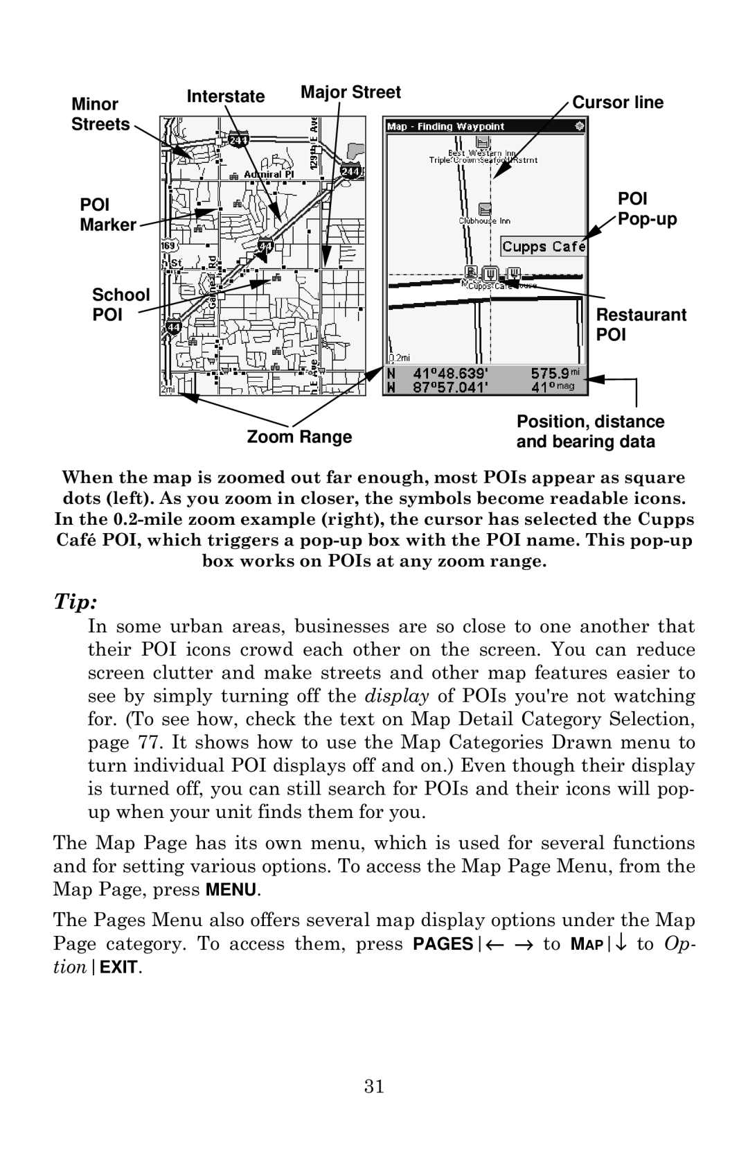 Eagle Electronics 642c iGPS manual Tip 