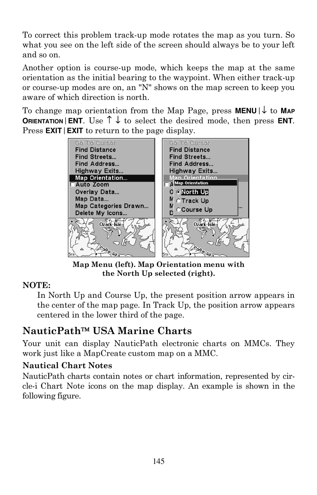 Eagle Electronics 642cDF manual NauticPath USA Marine Charts, Nautical Chart Notes 