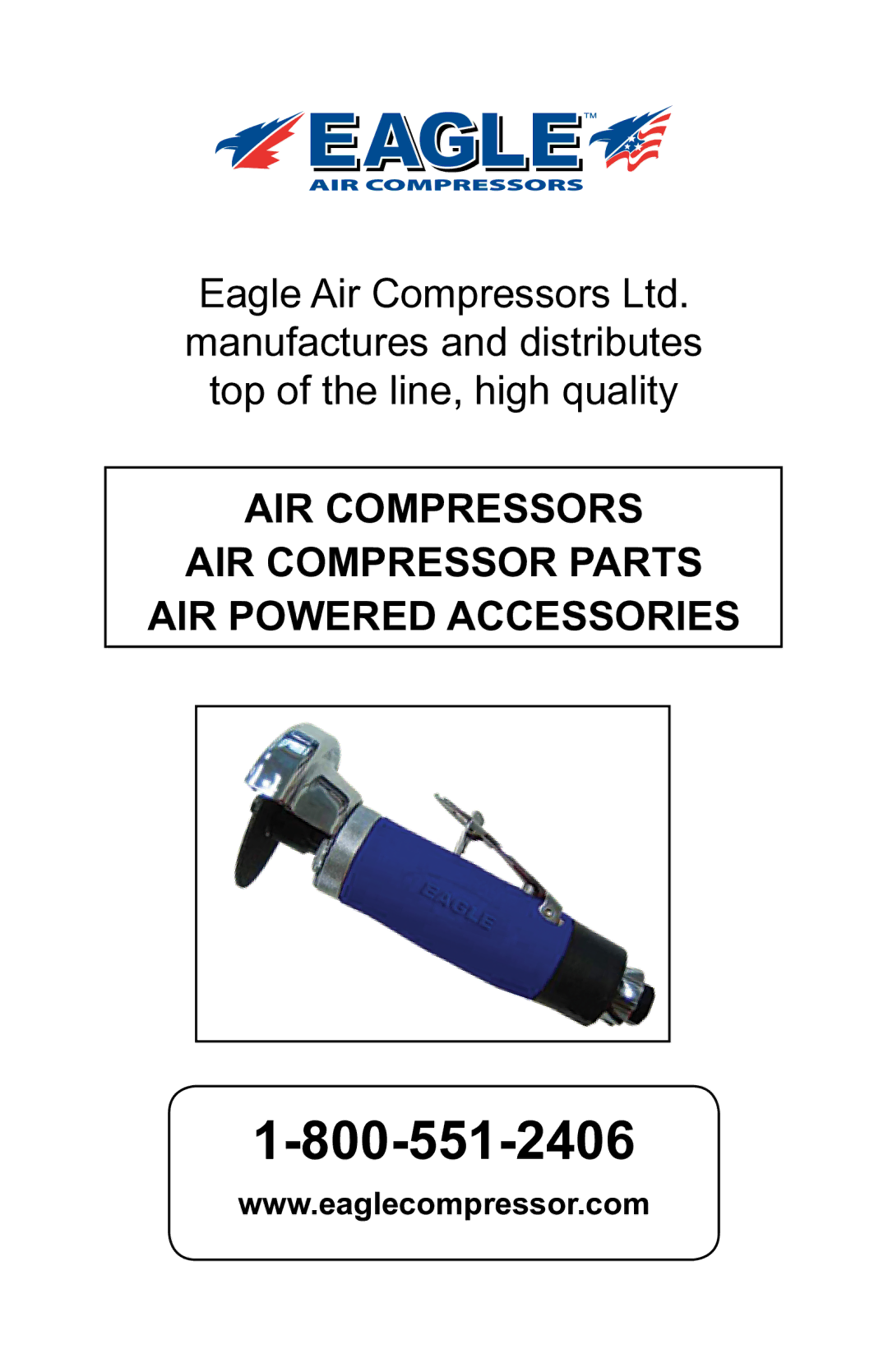 Eagle Electronics EGA510 owner manual Air compressors Air compressor parts Air powered accessories 