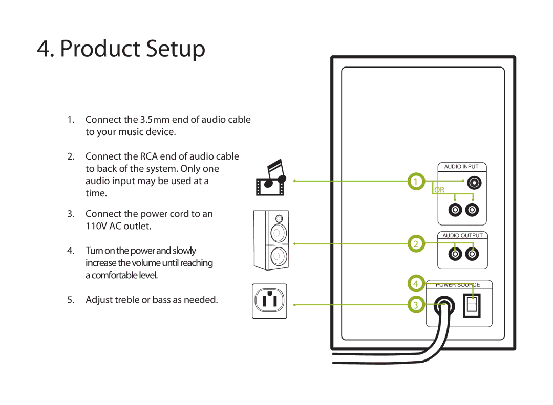 Eagle Electronics ET/AR504LR/B user manual Product Setup 